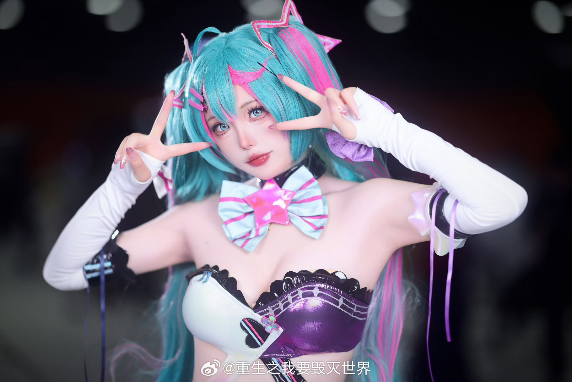 COSPLAY 喵斯快跑 初音未来 @重生之我要毁灭世界 COSPLAY-第4张