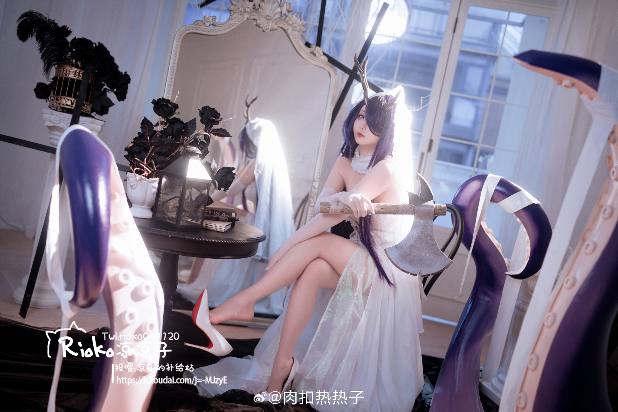 COSPLAY 碧蓝航线 我拿着斧头在做什么？@肉扣热热子 COSPLAY-第3张