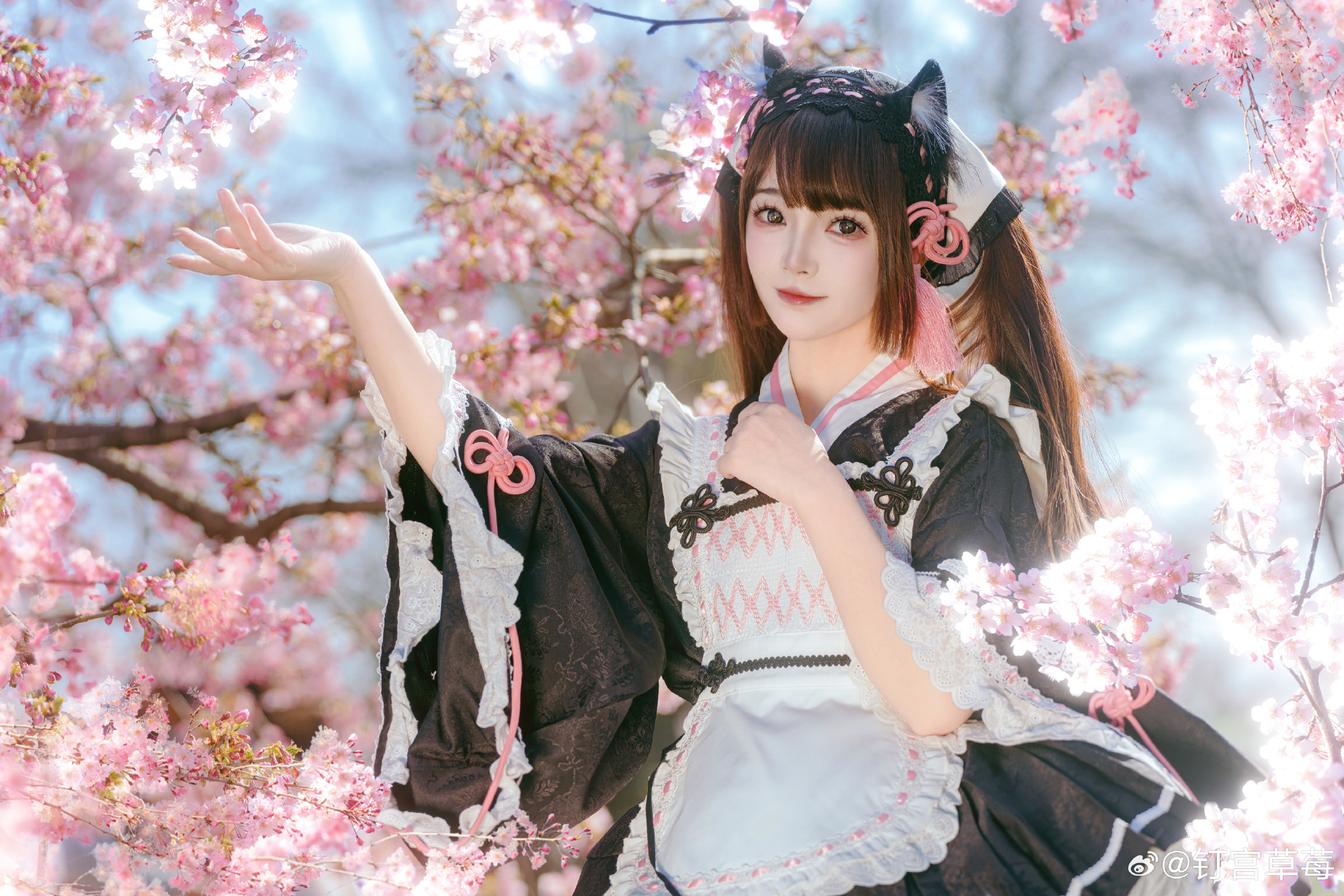 lolita 🌸樱花小妹出现辣!每年必打卡项目!@钉宫草莓 LOLITA-第11张