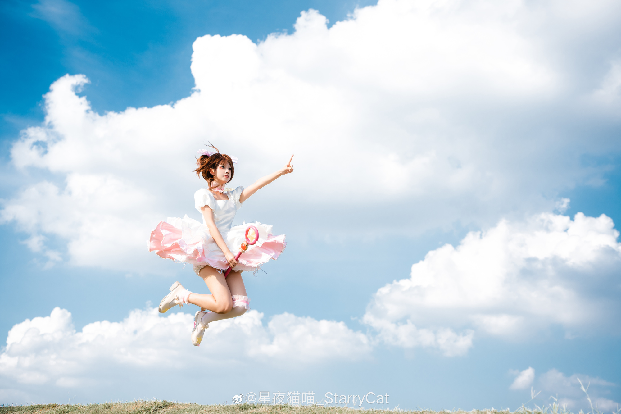 ?I ‘ m a dreamer?——粉白战斗服@星夜猫喵_StarryCat