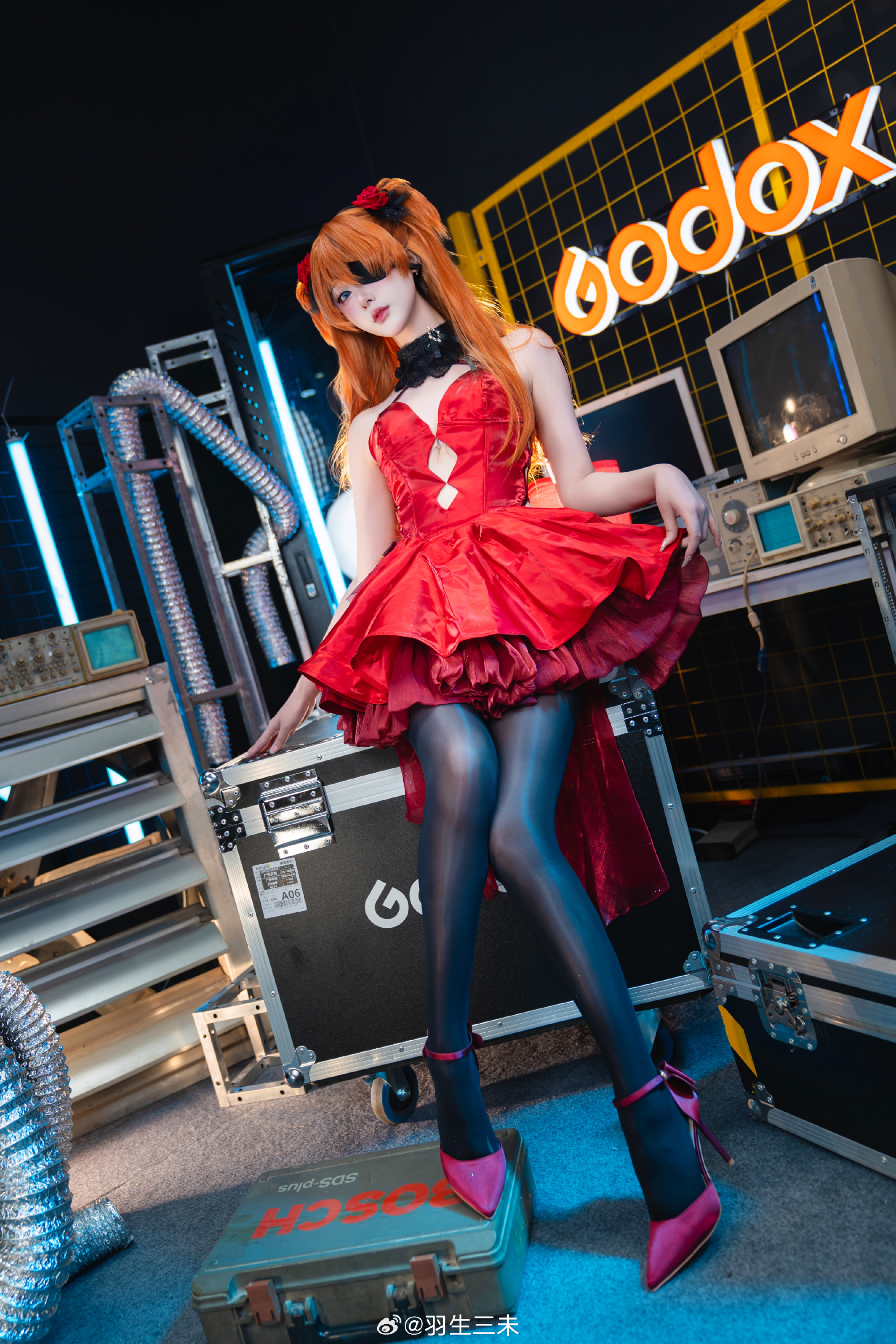 cosplay nikke联动eva的明日香  明日香 nikke:胜利女神@羽生三未 COSPLAY-第9张