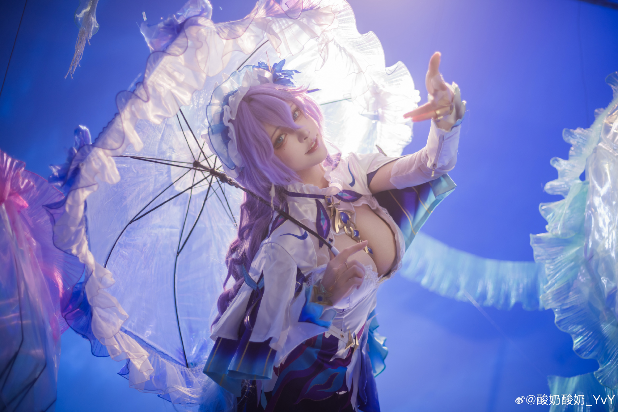 COSPLAY 请收下来自翡萨烈的诚意 鸣潮 坎特蕾拉@酸奶酸奶_YvY COSPLAY-第6张