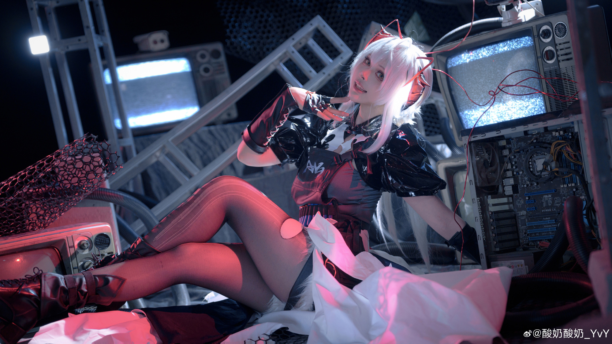 cosplay 超新星维什戴尔 明日方舟 红丝绒@酸奶酸奶_YvY COSPLAY-第7张