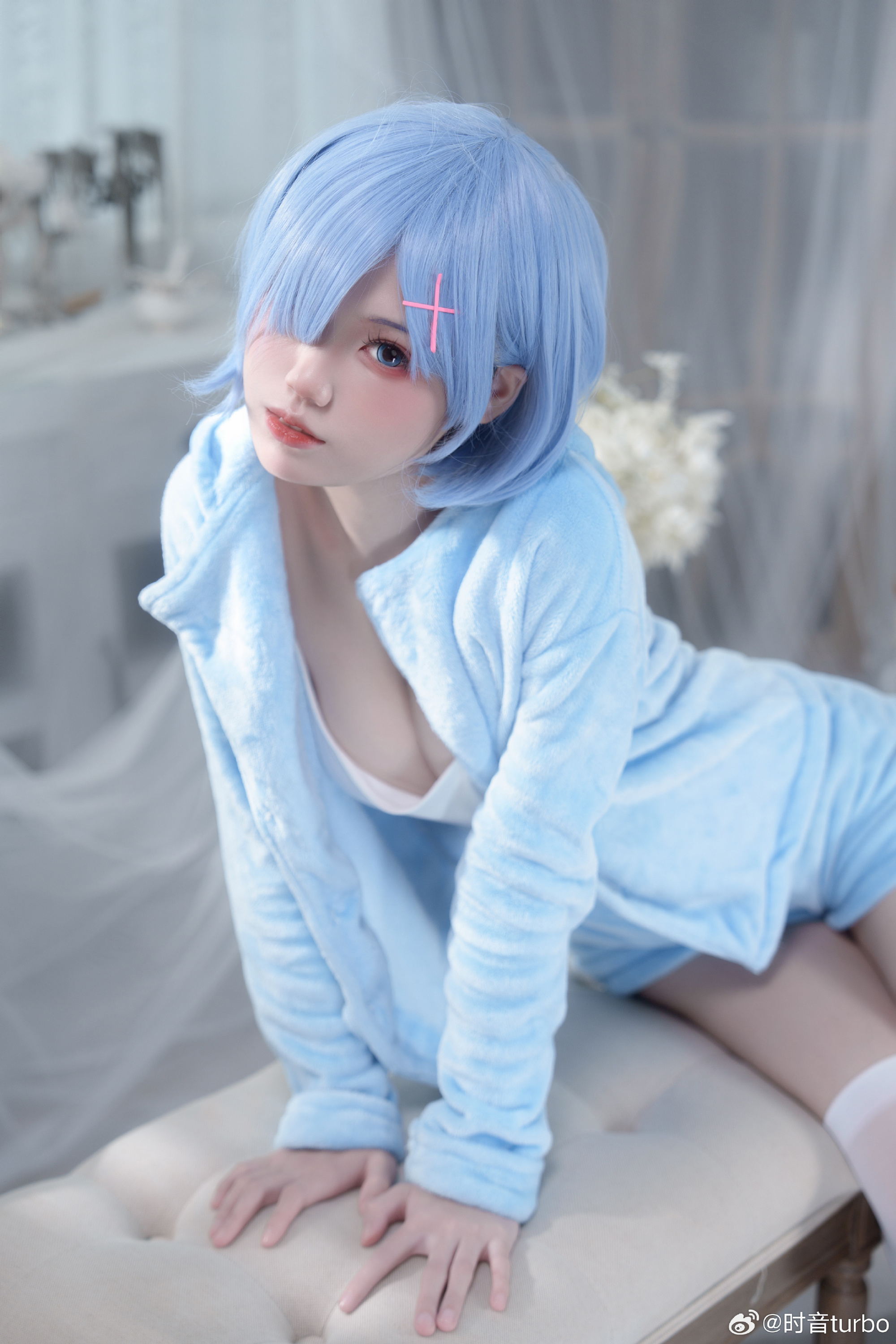 COSPLAY 如果真爱有颜色，那一定是蓝色 从零开始的异世界生活  蕾姆@时音turbo COSPLAY-第1张