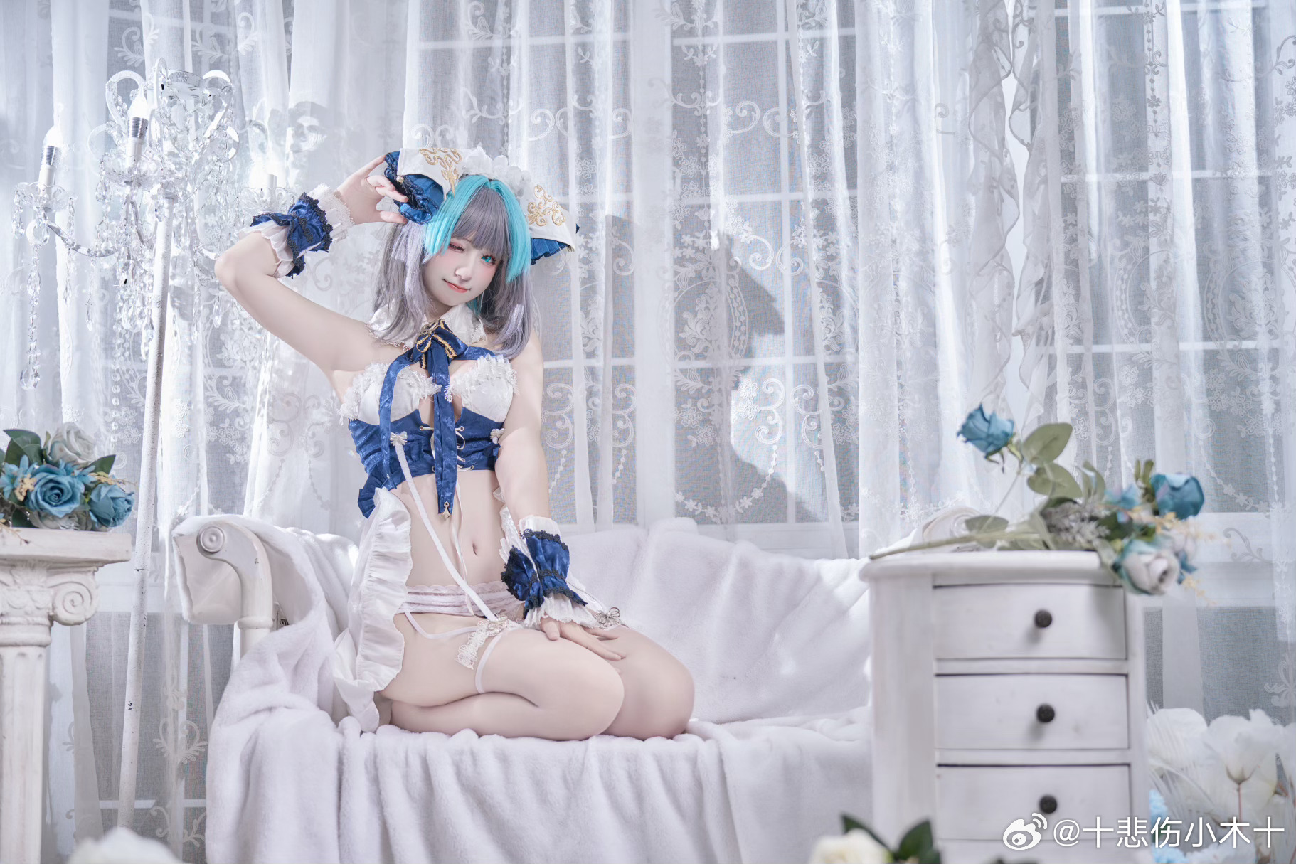 COSPLAY 碧蓝航线 柴郡睡衣cos@十悲伤小木十 COSPLAY-第8张