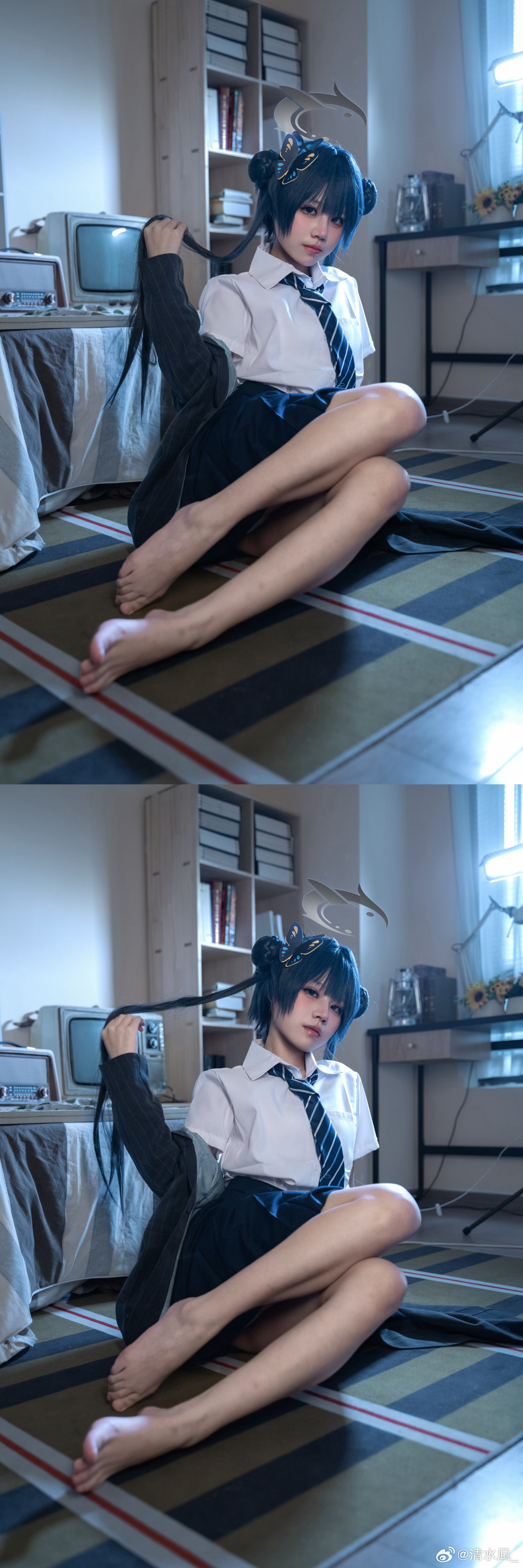 COSPLAY 蔚蓝档案 龙华妃咲@清水凪_ COSPLAY-第6张