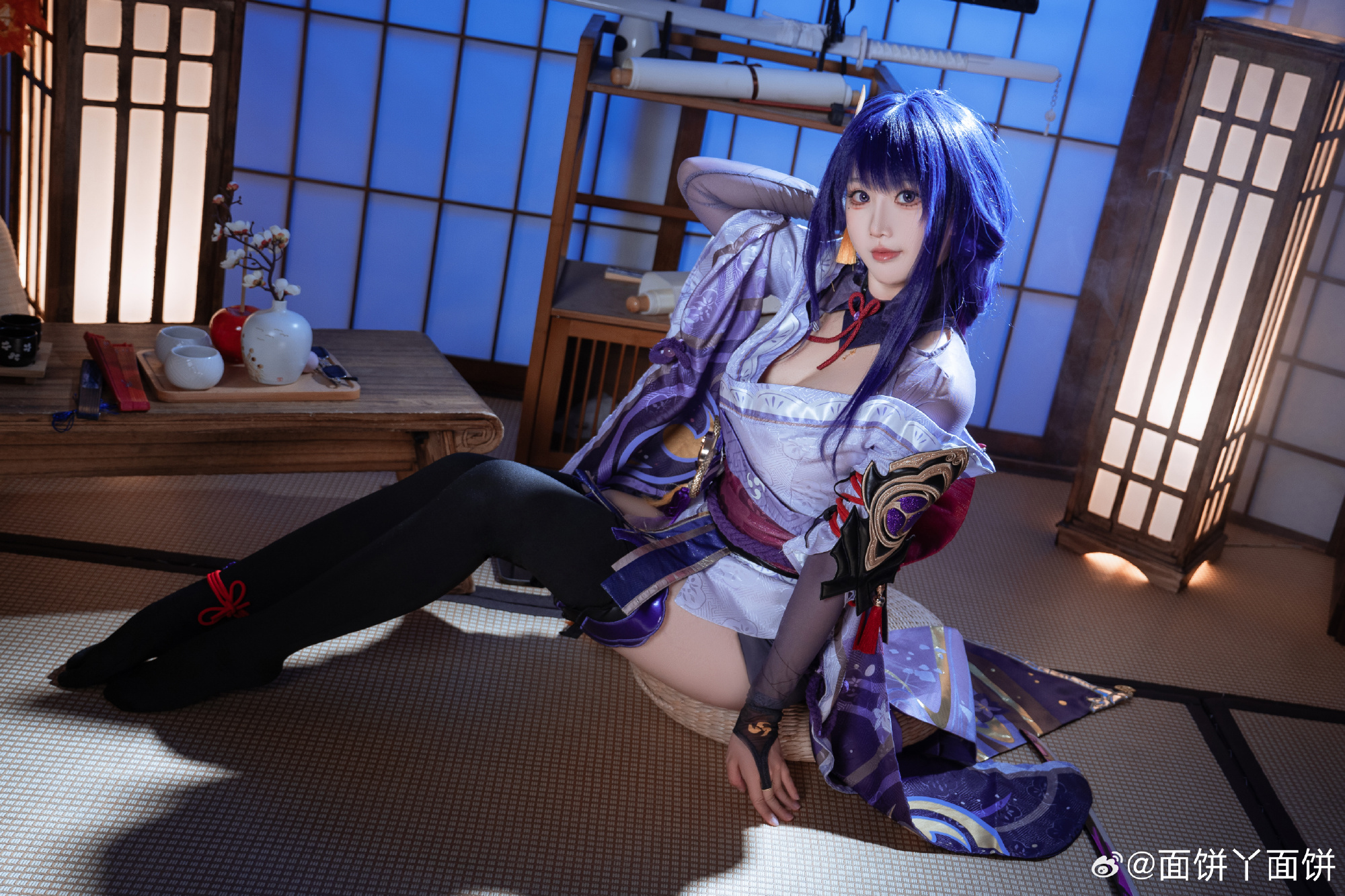 cosplay 原神 雷电将军@面饼丫面饼 COSPLAY-第3张