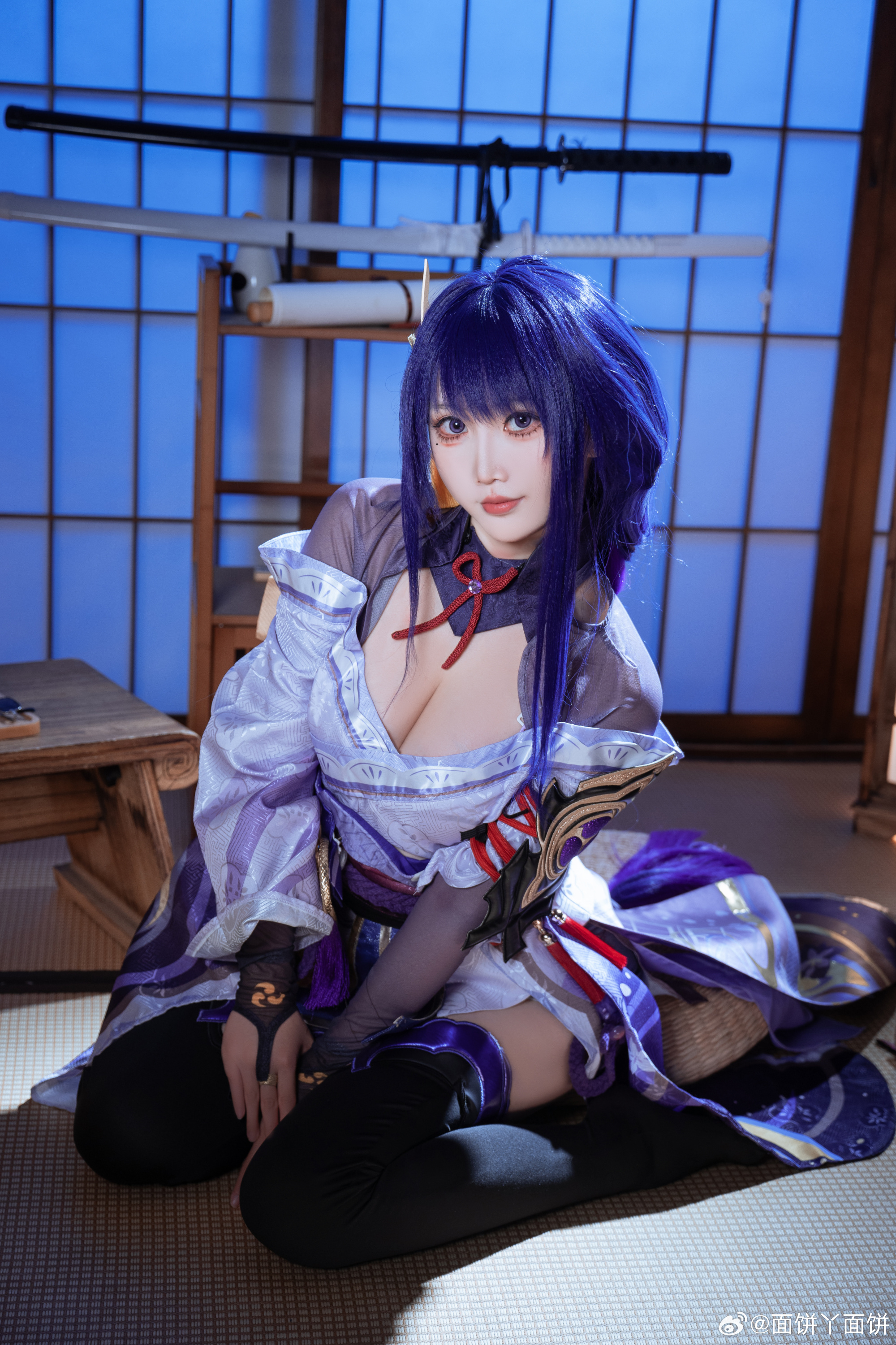 cosplay 原神 雷电将军@面饼丫面饼 COSPLAY-第2张