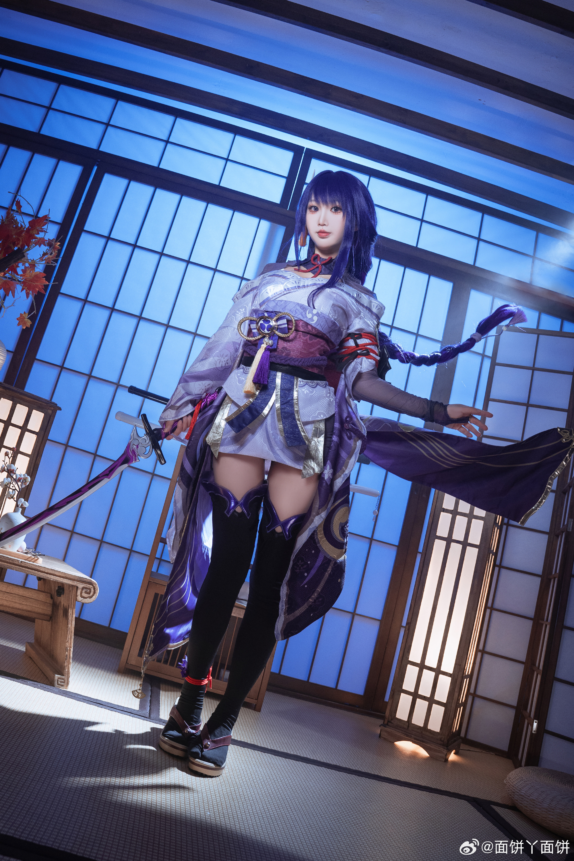 cosplay 原神 雷电将军@面饼丫面饼 COSPLAY-第8张