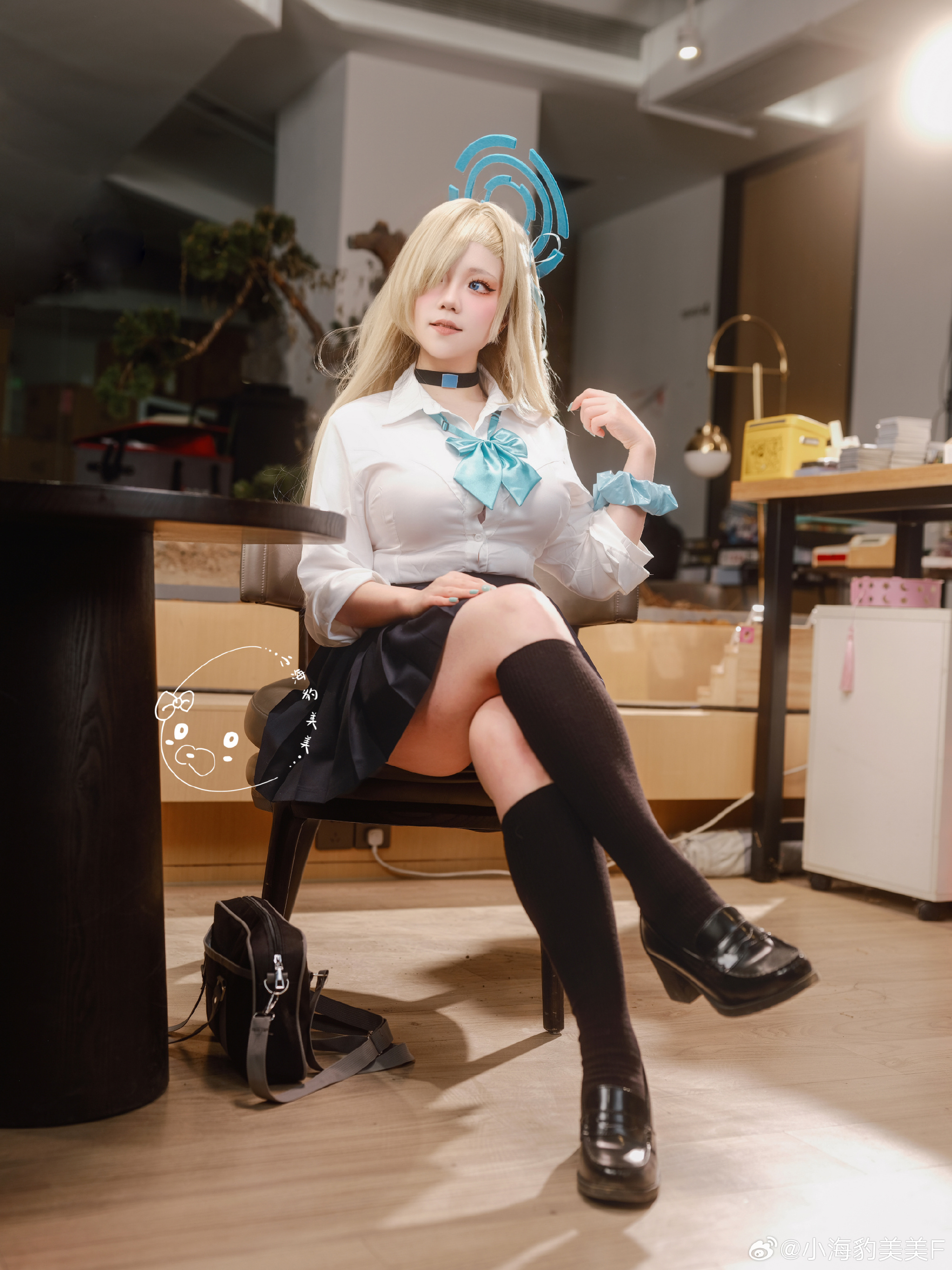 COSPLAY 蔚蓝档案 一之濑明日奈@小海豹美美F COSPLAY-第2张