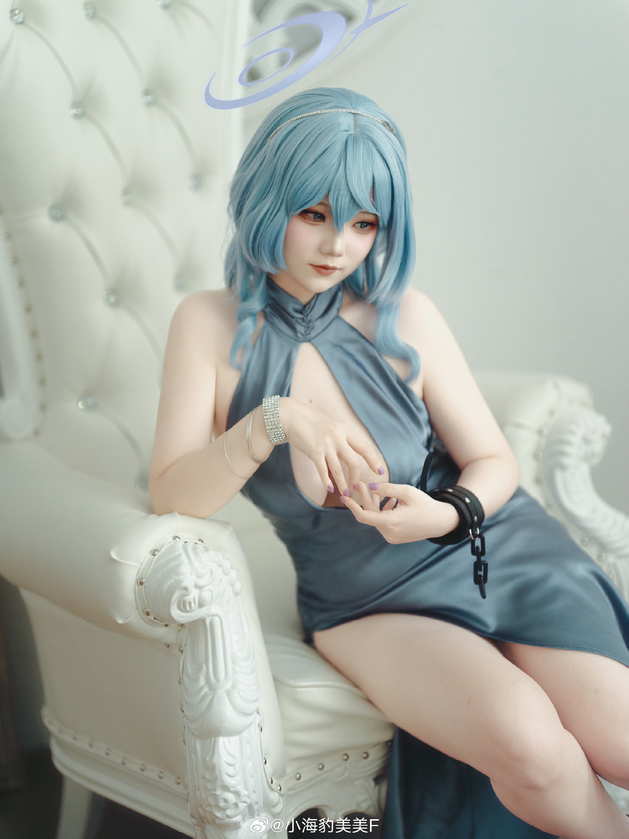 cosplay 就算换上了礼服，我也还是我。 蔚蓝档案 天雨亚子@小海豹美美F COSPLAY-第2张