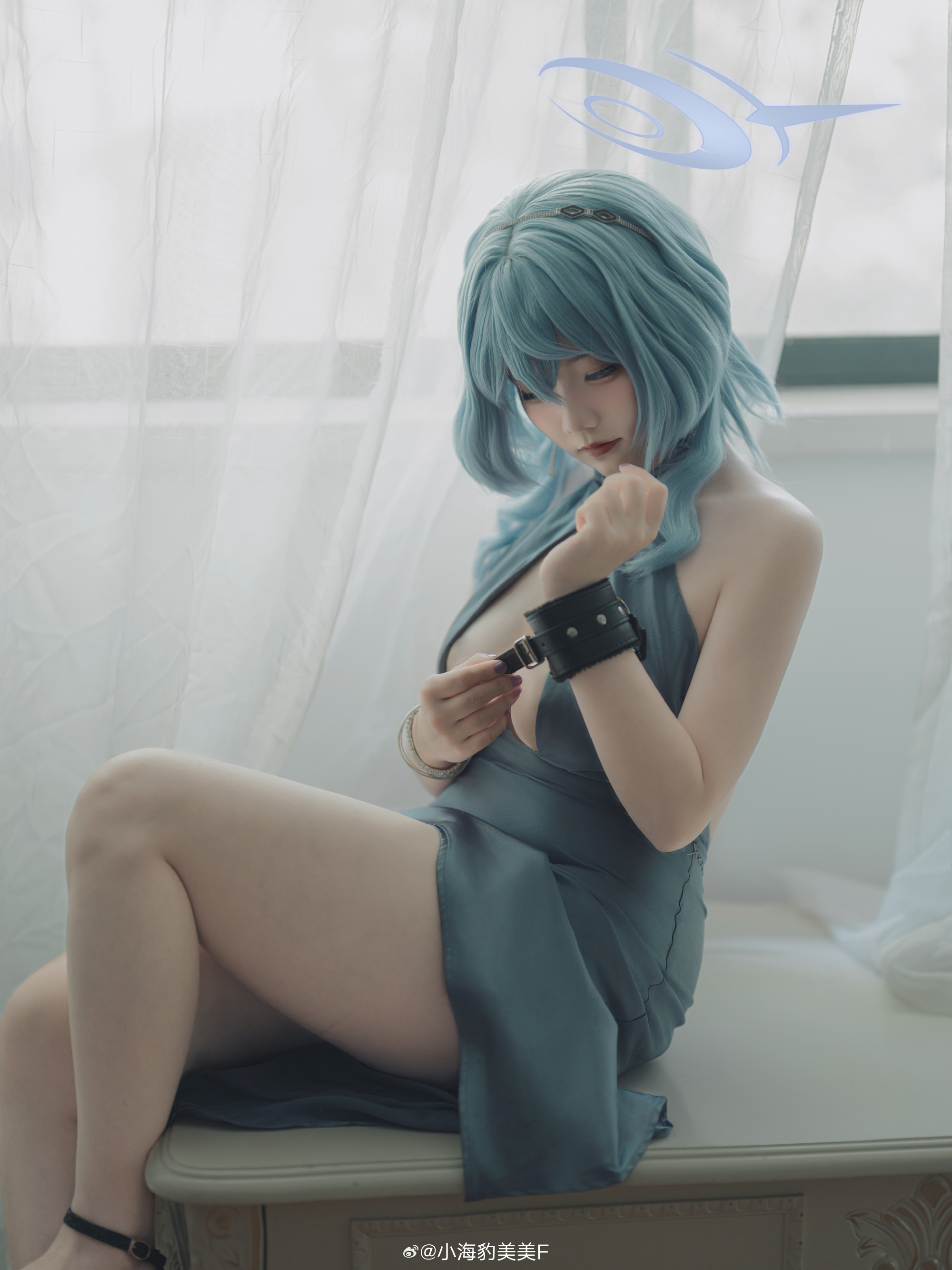 cosplay 就算换上了礼服，我也还是我。 蔚蓝档案 天雨亚子@小海豹美美F COSPLAY-第15张