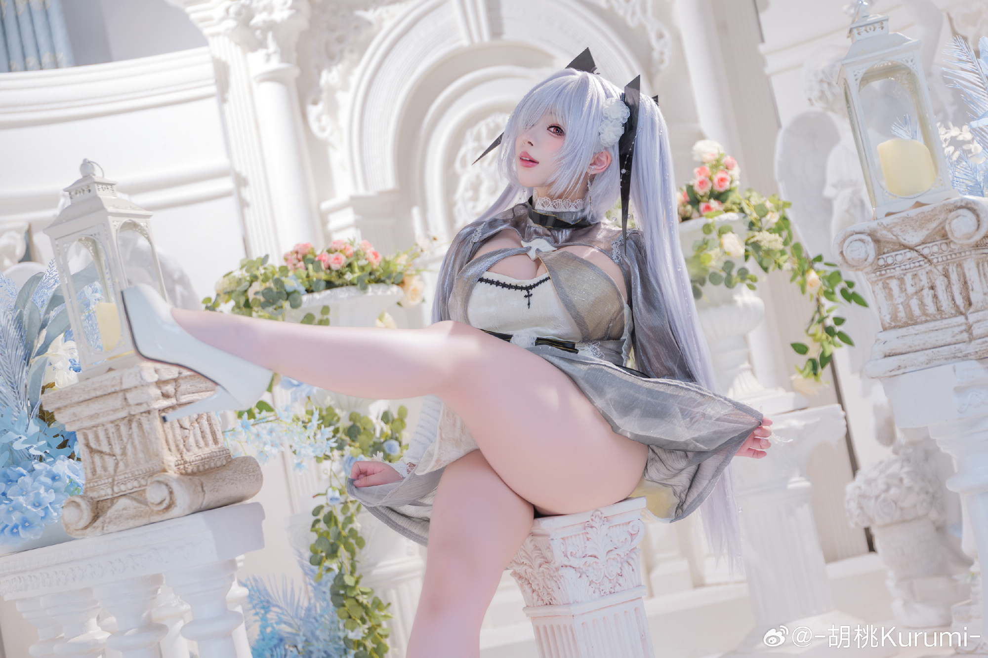 cosplay Nikke:胜利女神 灰姑娘白蔷薇@-胡桃Kurumi- COSPLAY-第6张