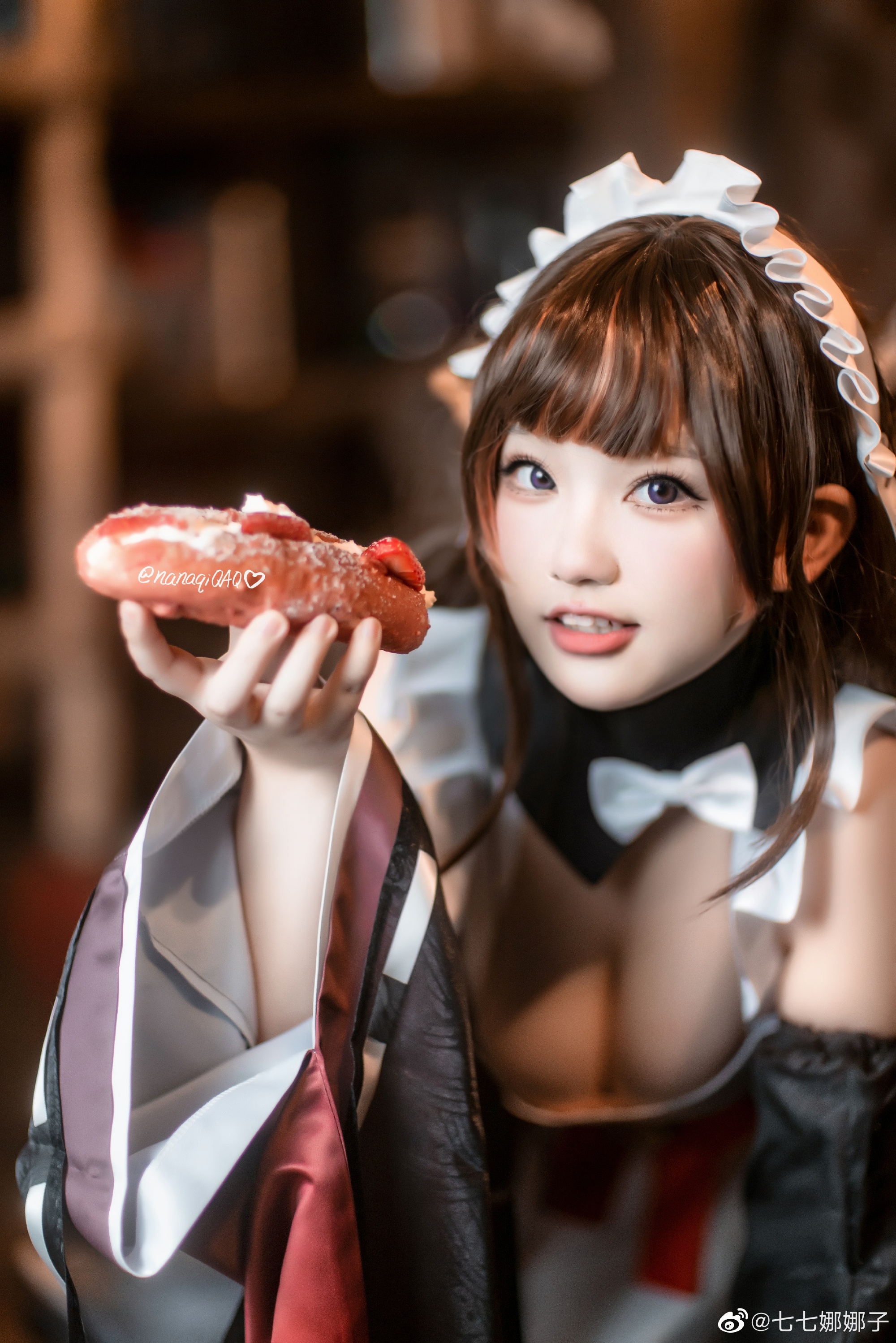 对不起…不该在指挥官办公室偷吃甜品 㭴野 牛牛女仆@七七娜娜子