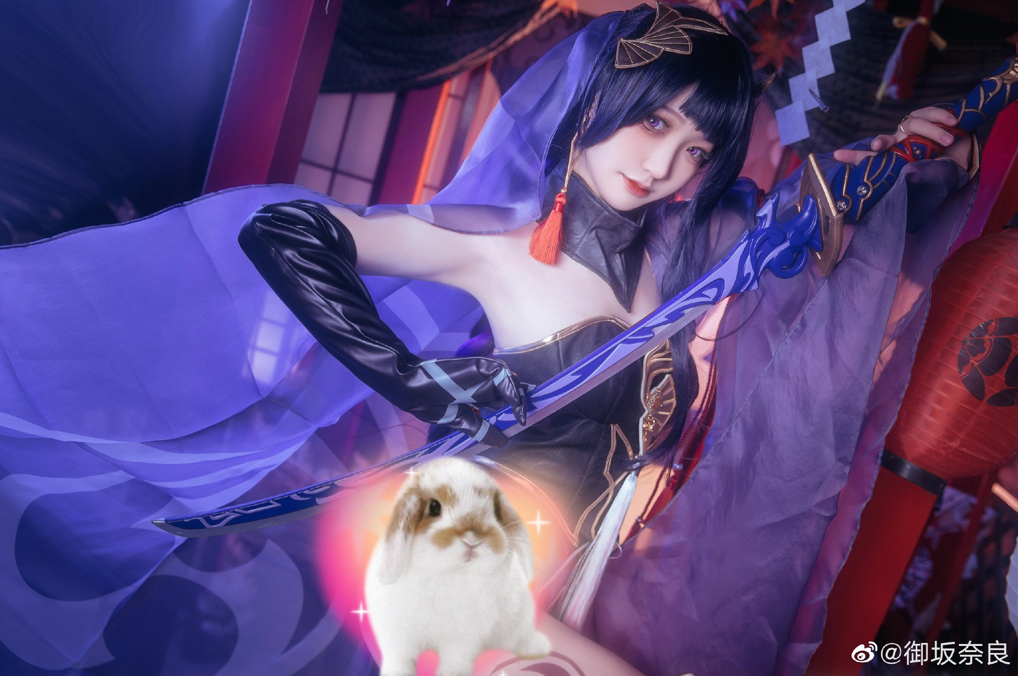 浮世景色，百千年依旧。 原神 雷电将军@御坂奈良