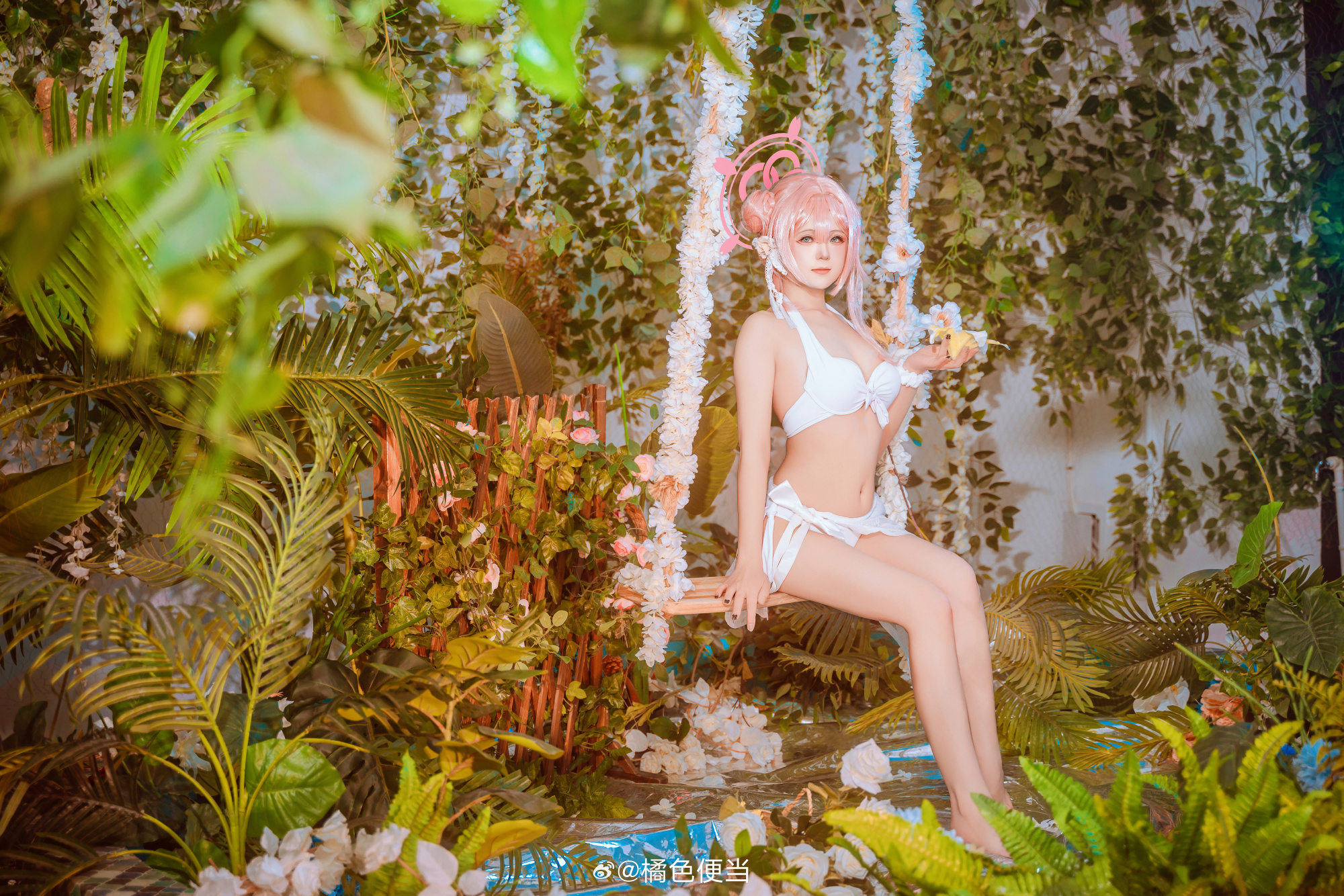 水羽三森泳装cos水三森cos 25岁生日作！@橘色便当 COSPLAY-第5张