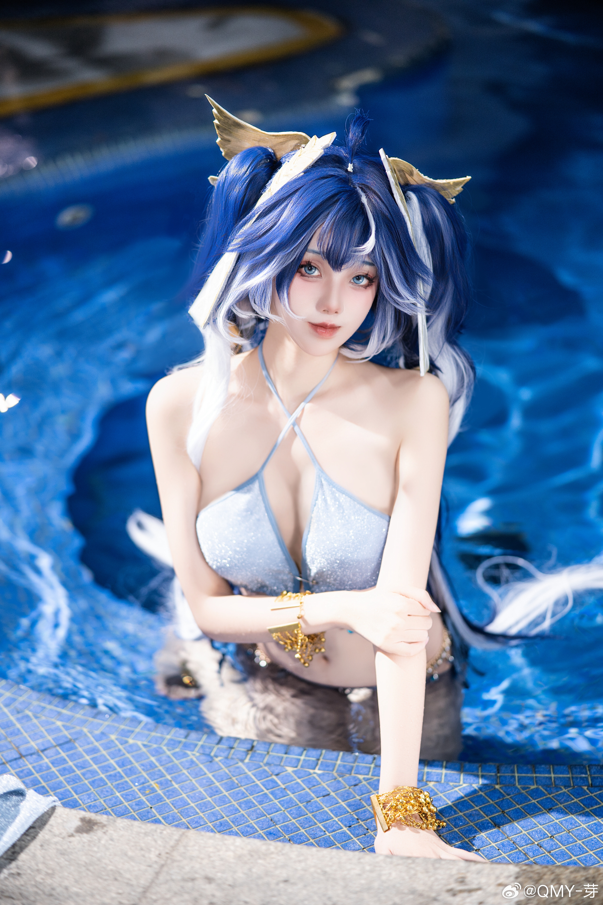 cosplay 月相轮转之间，我以我为锚点 鸣潮 尤诺@QMY-芽-唯美女生