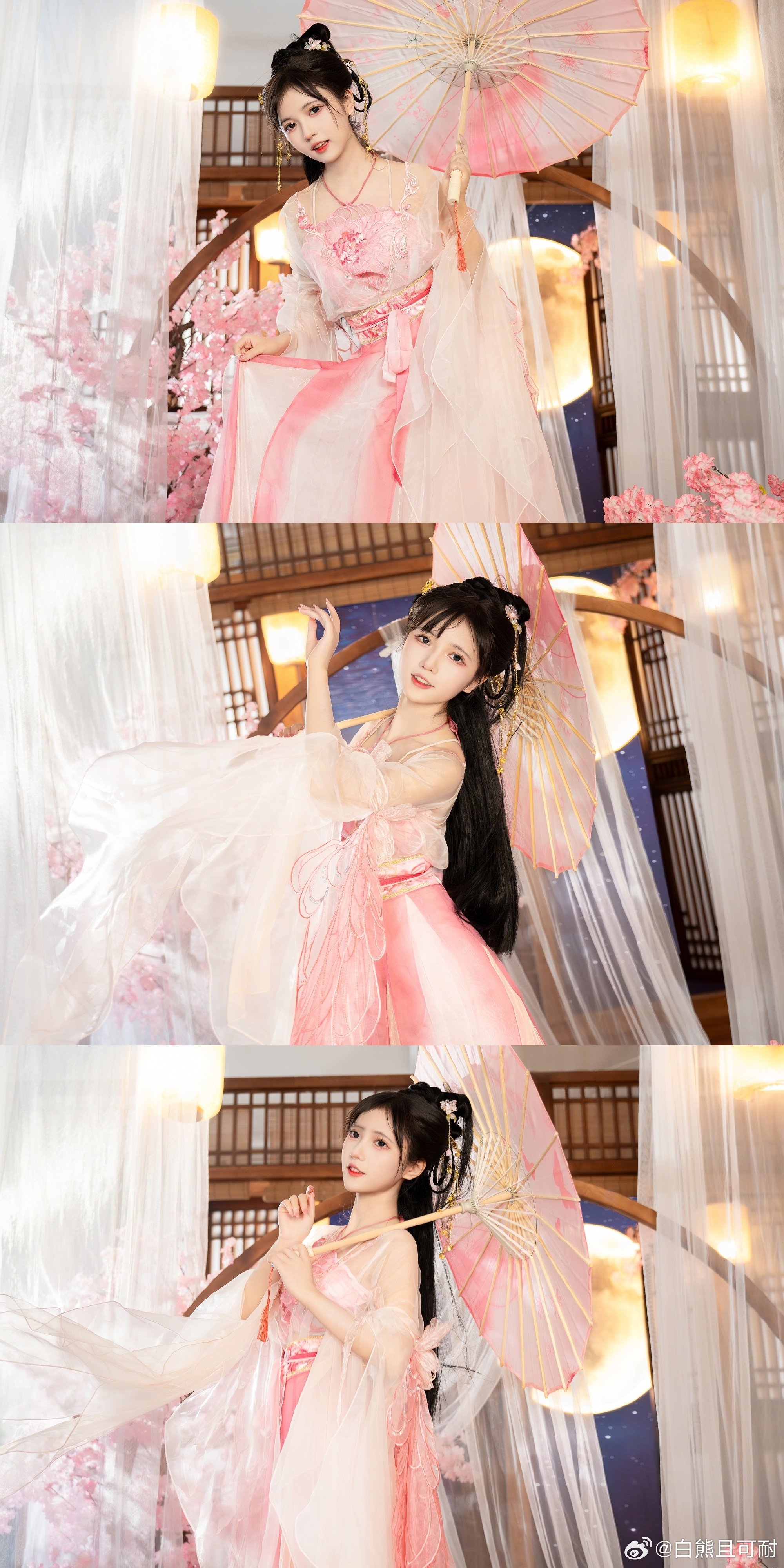 汉服🌸花好月圆时🌸@白熊且可耐 摄影-第7张