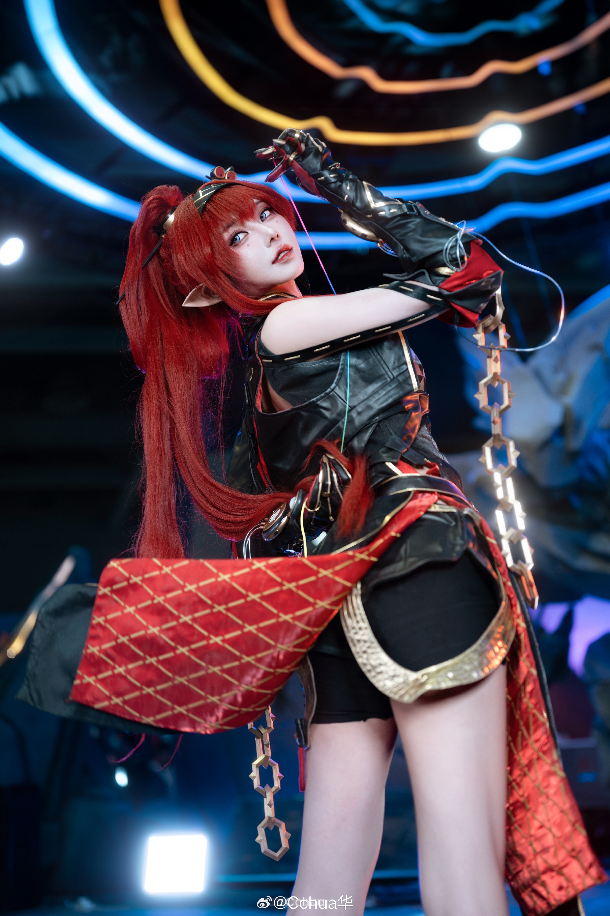 COSPLAY 今天......也还是想被姐姐的丝线牵着走的一天！ 鸣潮吟霖@Cchua华 COSPLAY-第7张