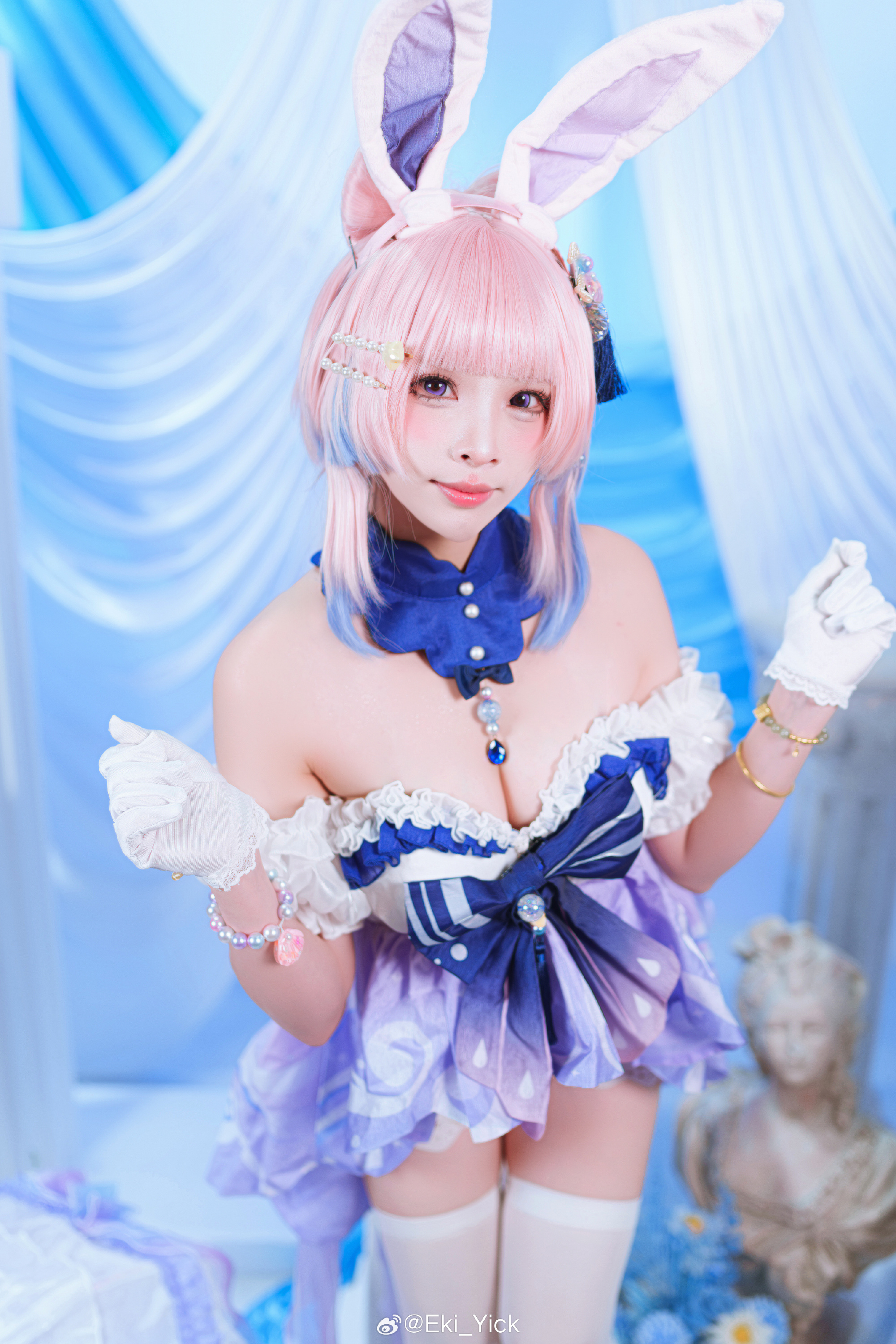 图片[1]-cosplay 原神 心海@兔子兔子兔w-米哈社