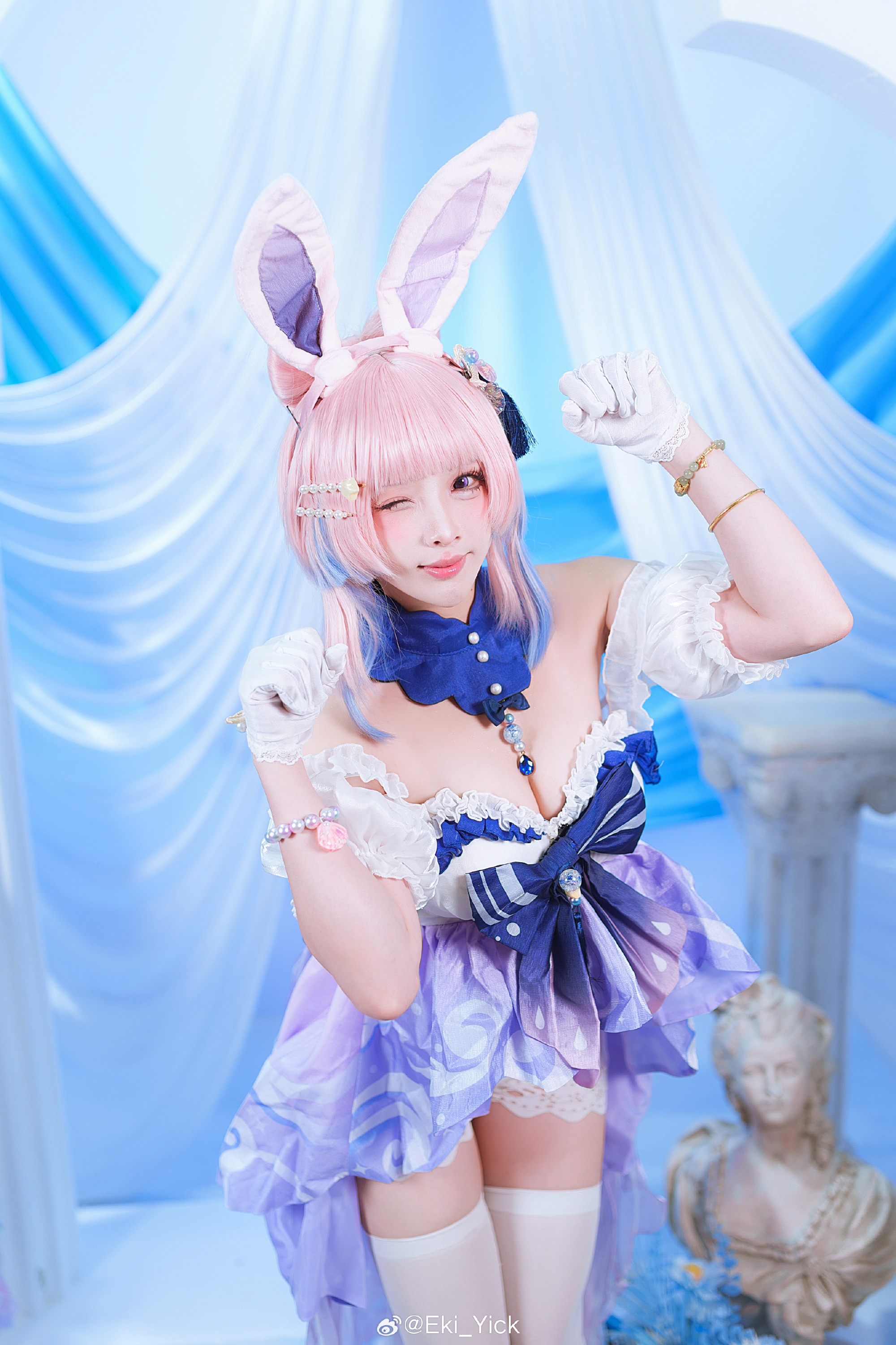 图片[3]-cosplay 原神 心海@兔子兔子兔w-米哈社