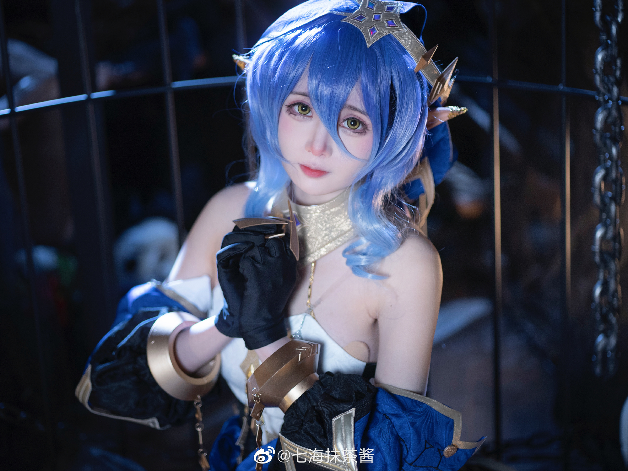 星辰为我降下，极寒任我驱使…… 原神 莱依拉来啦！@七海抹茶酱