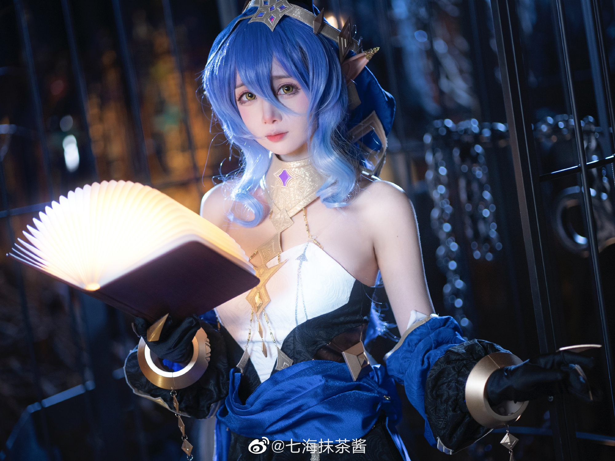 星辰为我降下，极寒任我驱使…… 原神 莱依拉来啦！@七海抹茶酱