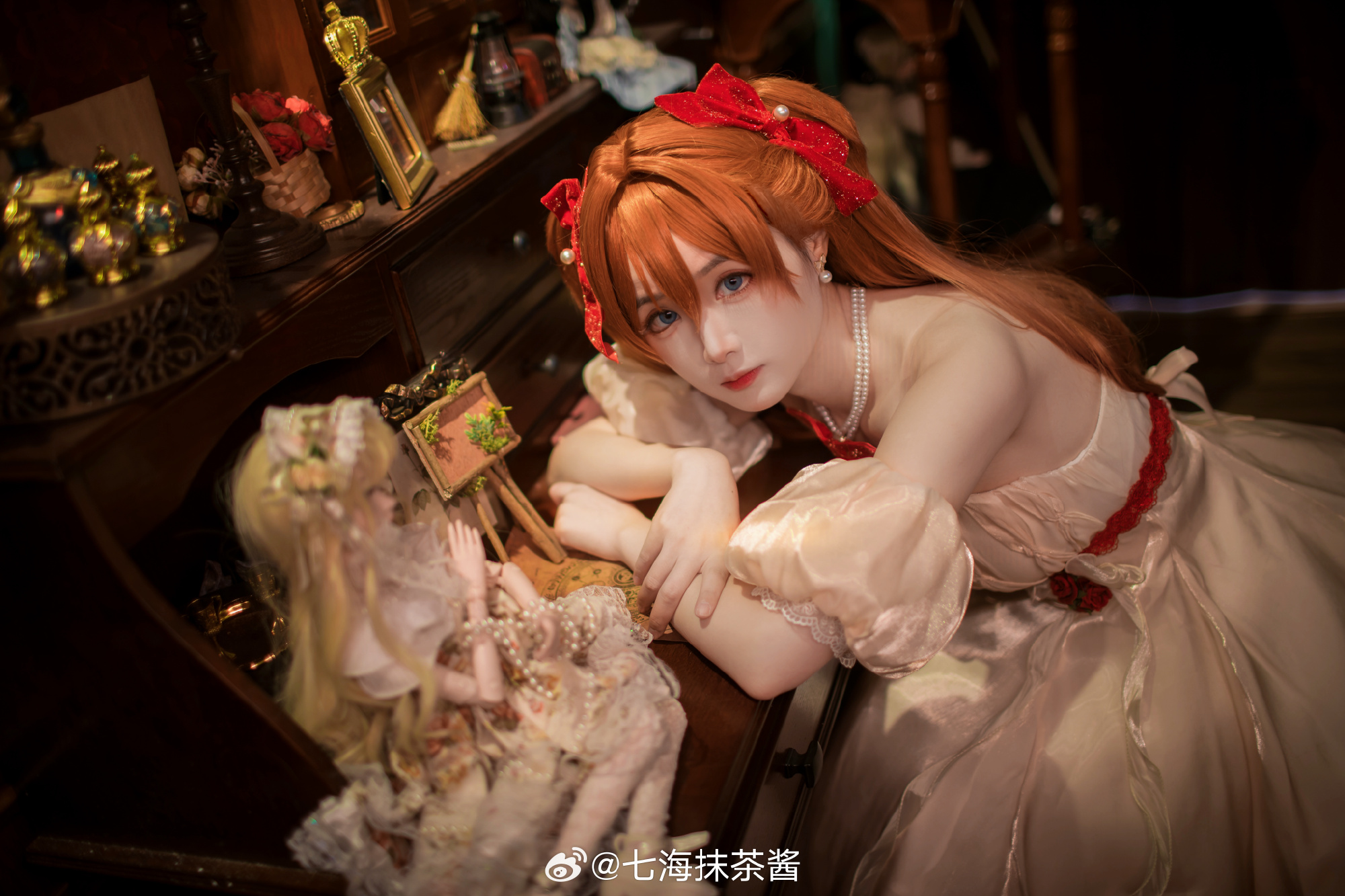 cosplay 我知道，我只有这一条路可以走…… 新世纪福音战士 明日香cos@七海抹茶酱 COSPLAY-第2张