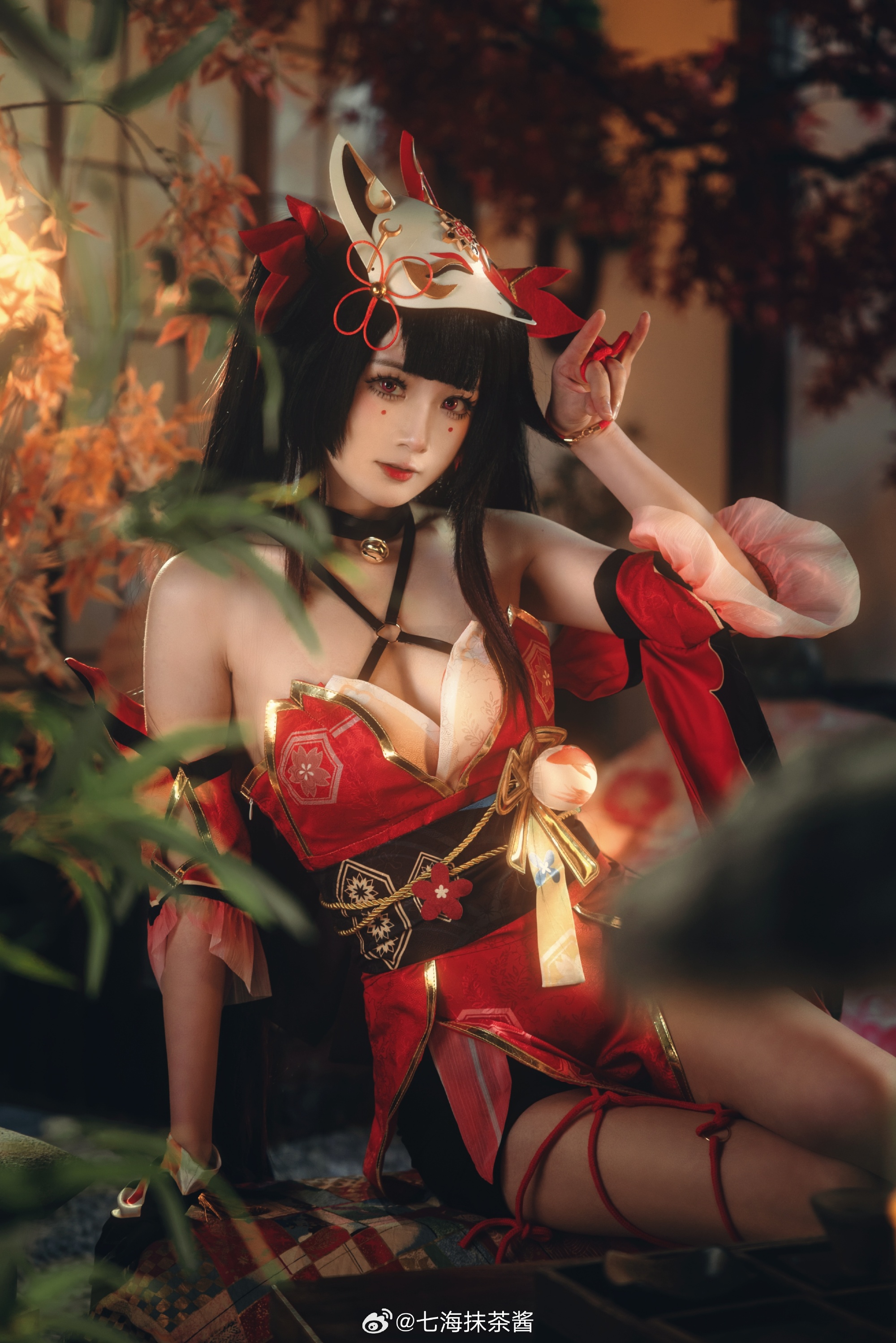 COSPLAY 元宵节快乐,要来找点乐子吗?嘻嘻嘻~崩坏星穹铁道 花火@七海抹茶酱 COSPLAY-第1张