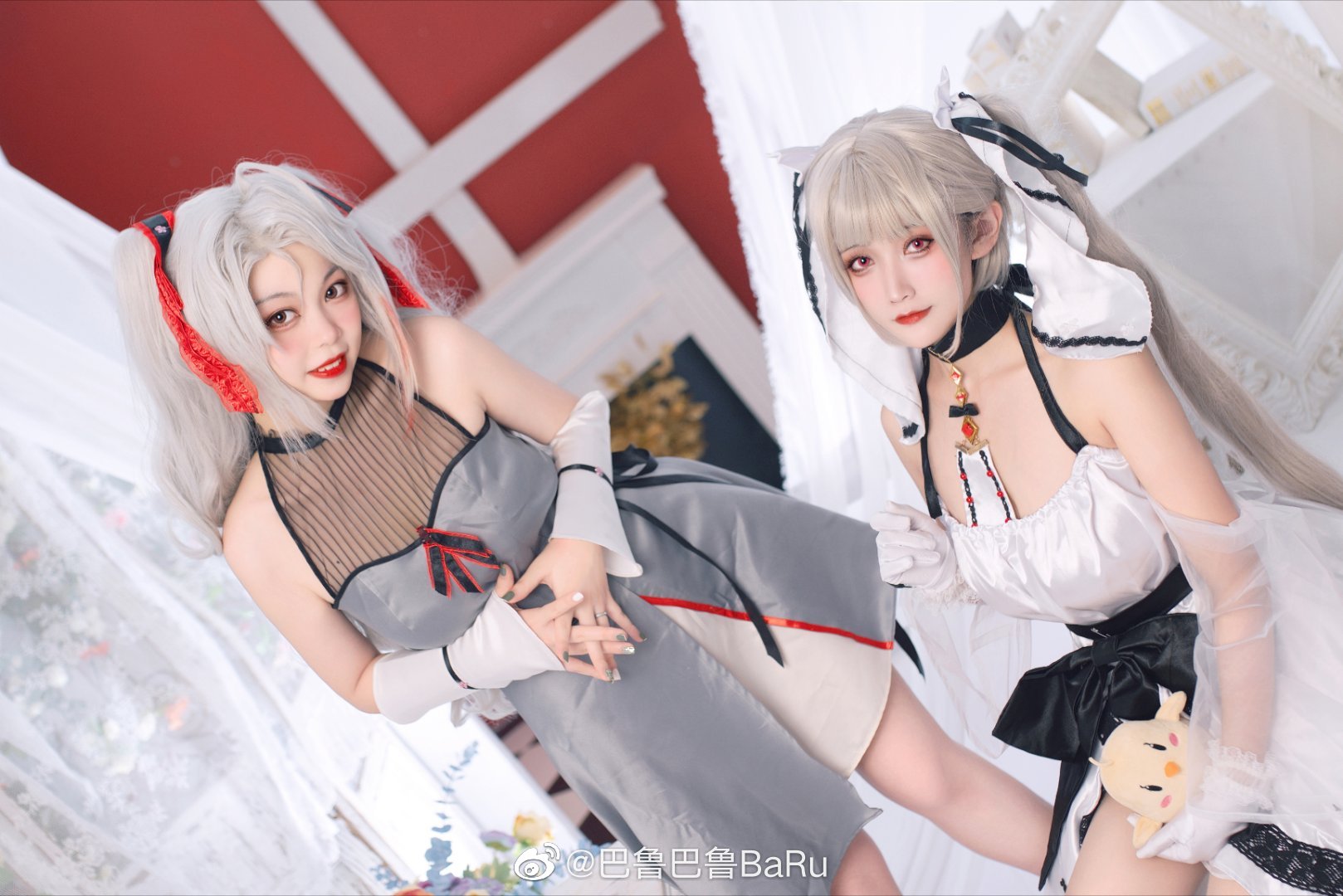 其实这样的我也挺可爱的吧~？碧蓝航线 欧根亲王@佐琪saki  可畏@巴鲁巴鲁BaRu