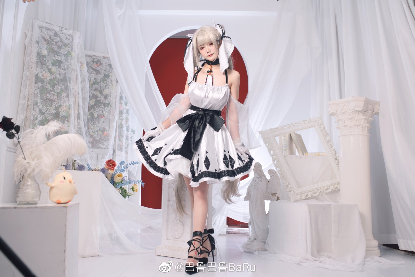 其实这样的我也挺可爱的吧~？碧蓝航线 欧根亲王@佐琪saki  可畏@巴鲁巴鲁BaRu