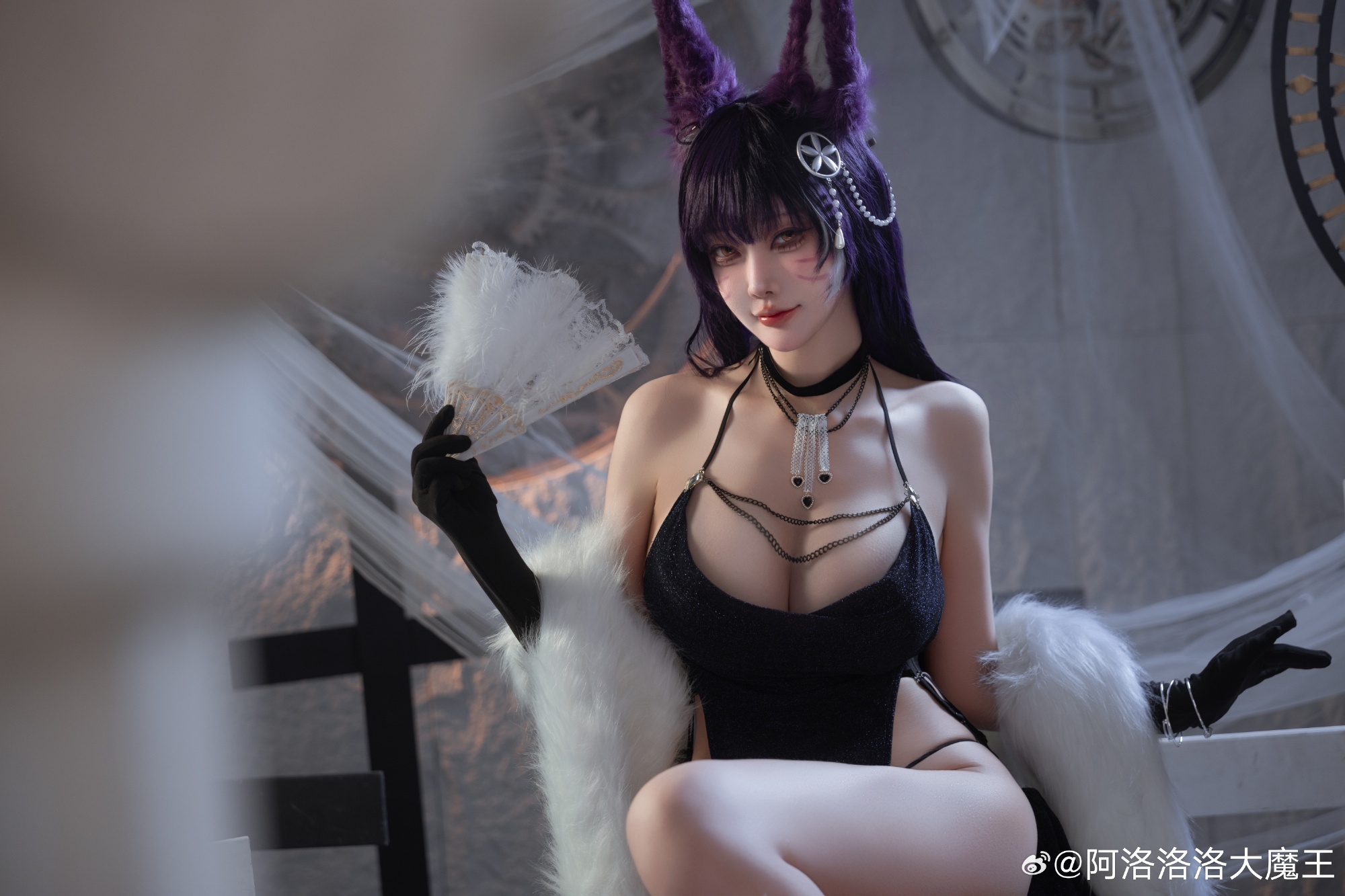 COSPLAY 碧蓝航线 武藏·同人礼服@阿洛洛洛大魔王 COSPLAY-第4张