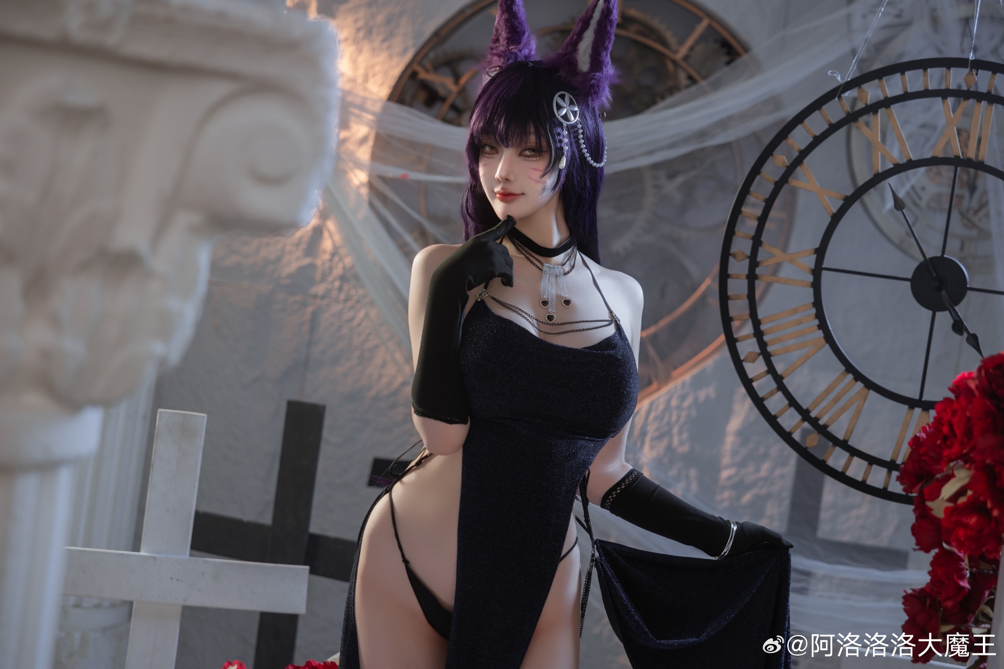COSPLAY 碧蓝航线 武藏·同人礼服@阿洛洛洛大魔王 COSPLAY-第6张