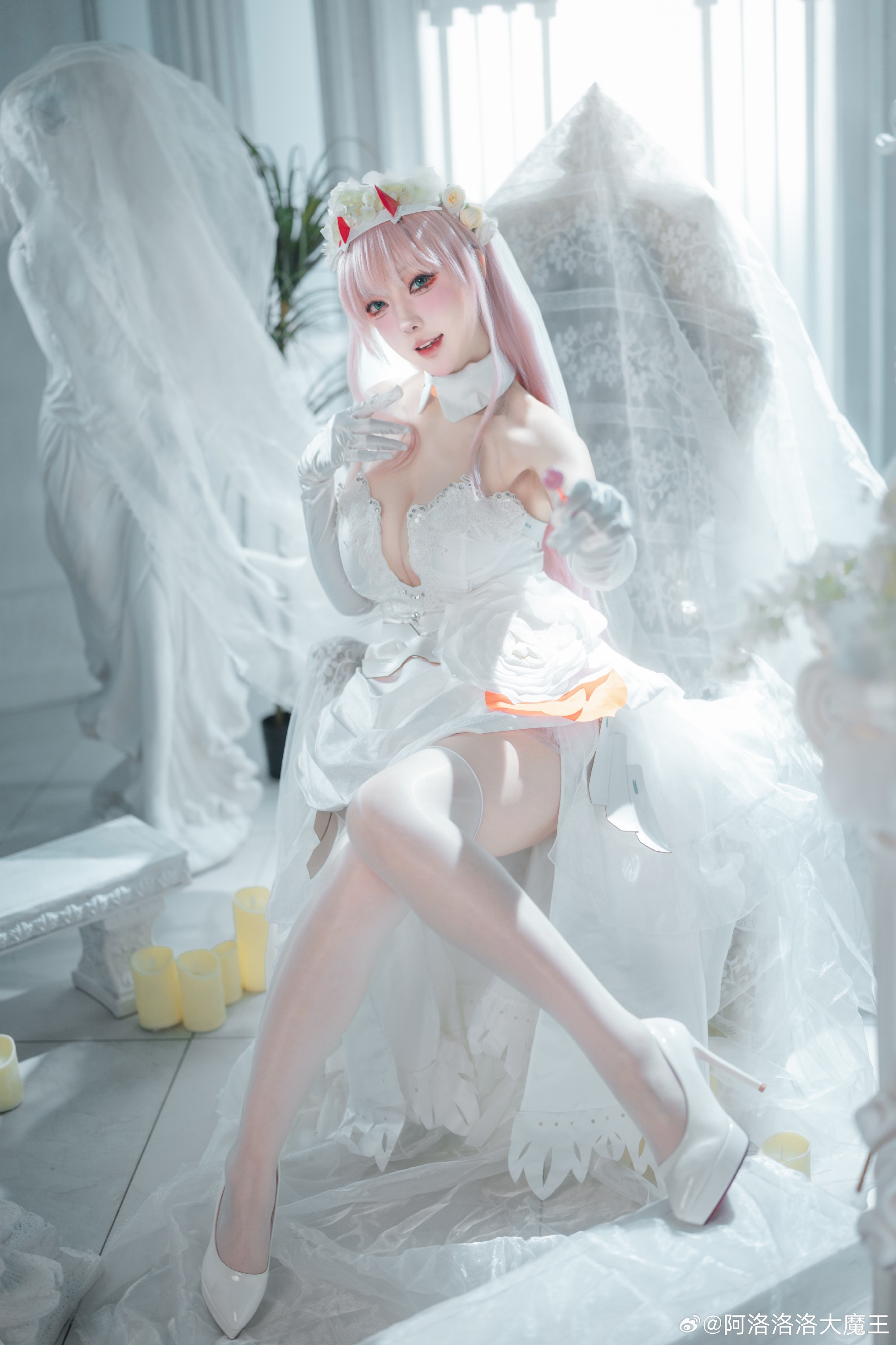 cosplay Darlinginthefranxx 02花嫁@阿洛洛洛大魔王 COSPLAY-第4张