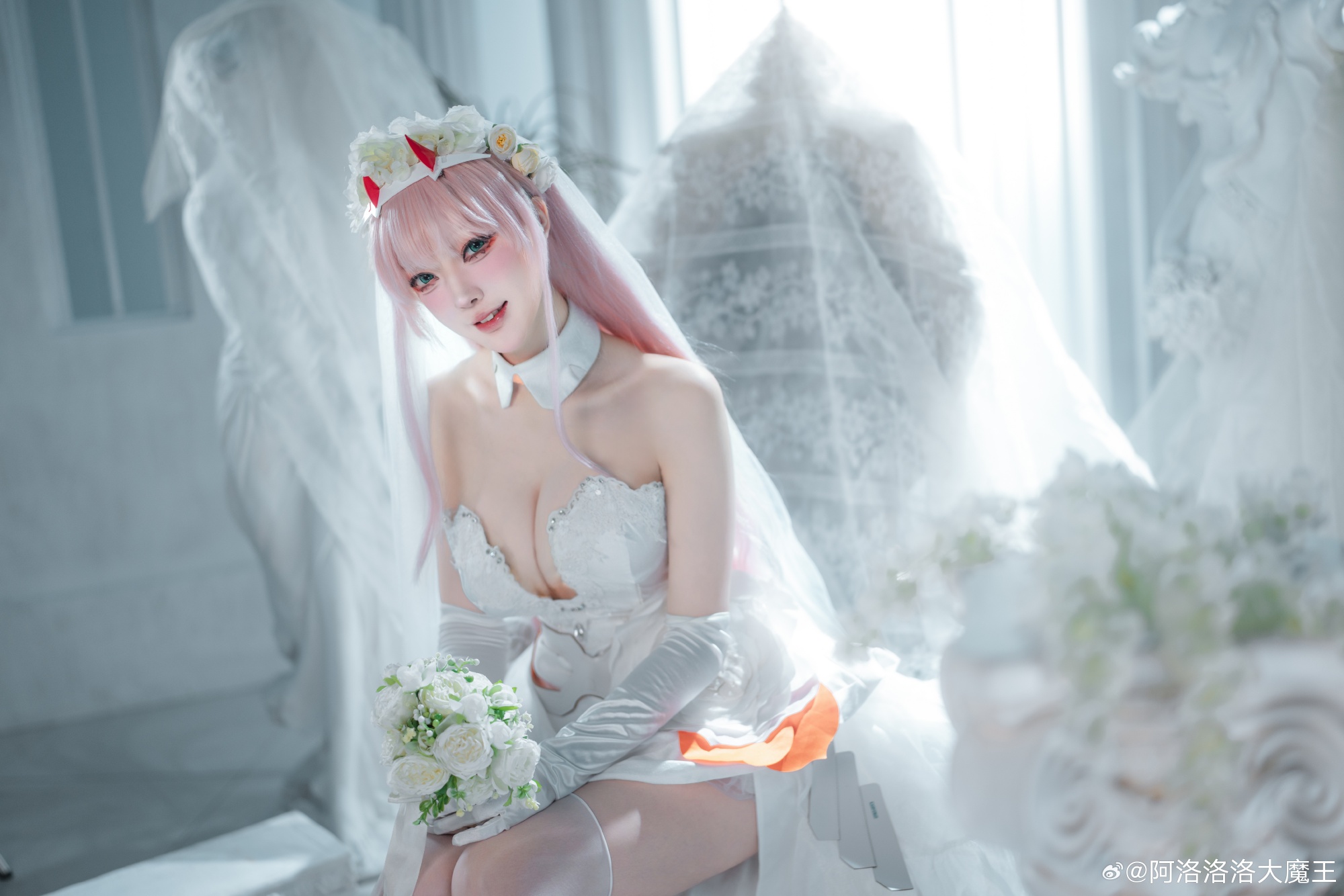 cosplay Darlinginthefranxx 02花嫁@阿洛洛洛大魔王 COSPLAY-第11张