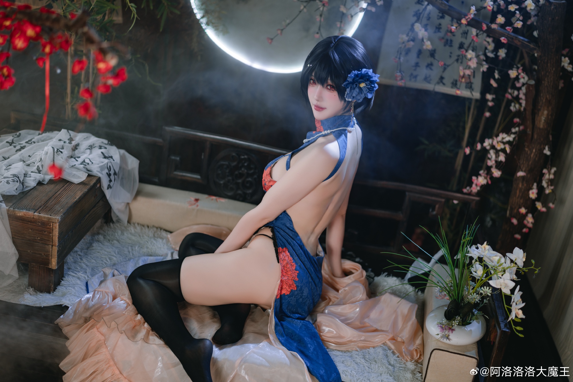 cosplay 想要的话…不如等晚宴结束后再继续 碧蓝航线 建武@阿洛洛洛大魔王 COSPLAY-第7张