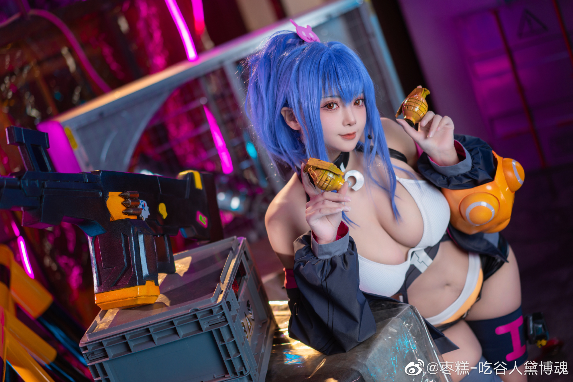 啊，你的脸好红～你也太好对付了吧 亚美莉亚@枣糕-吃谷人黛博魂