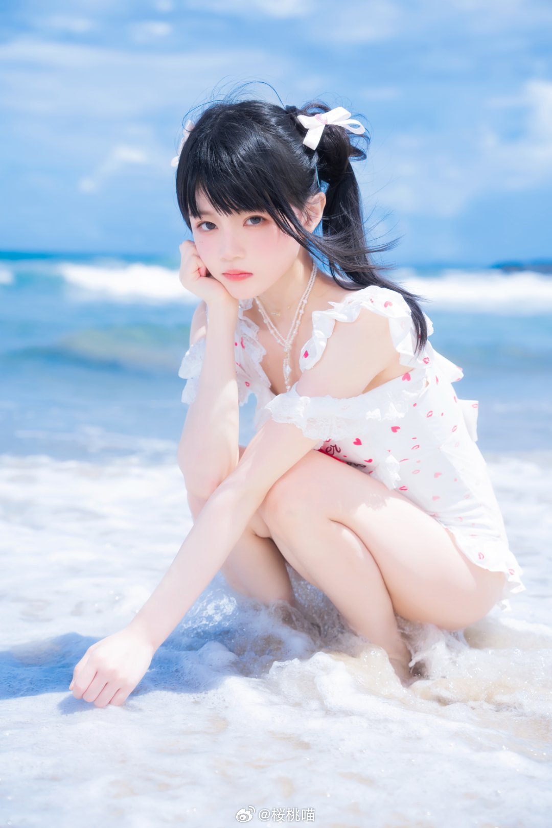 图片[1]-写真 都怪夏天太热 想你的话 还没说出口就融化了.@桜桃喵-米哈社