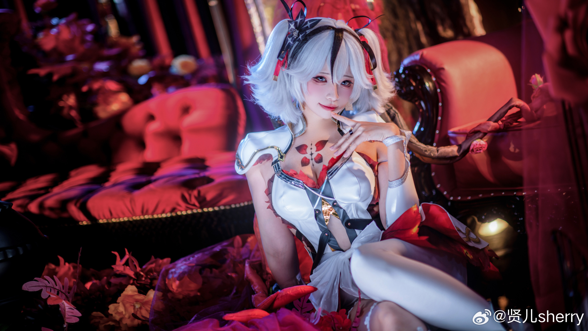 cosplay 化作～大傻椿儿花～ 鸣潮 椿@贤儿sherry COSPLAY-第11张