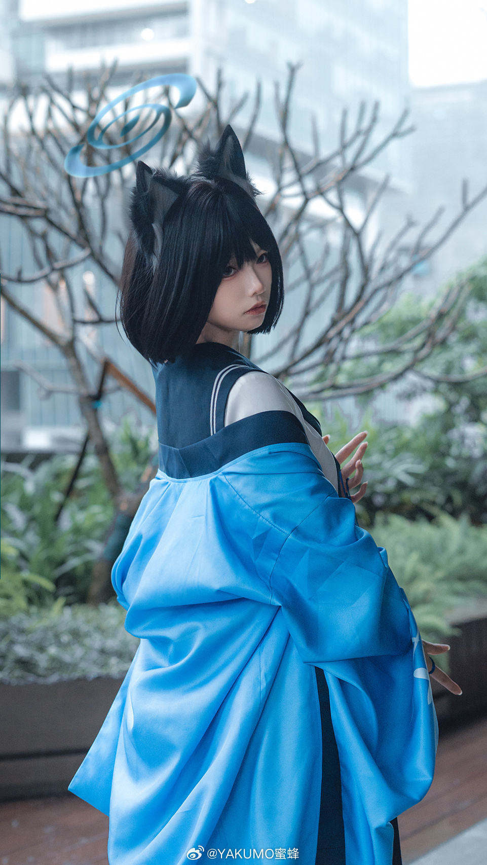 COSPLAY 百鬼夜行連合学院所属、百花繚乱の作戦参謀、桐生キキョウ。@YAKUMO蜜蜂 COSPLAY-第7张