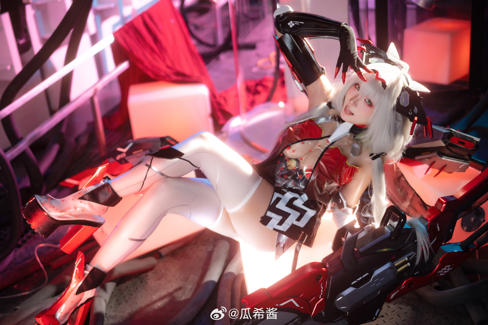 COSPLAY 链锯在渴望着战斗的愉悦……什么都可以，快来满足我的食欲吧…… @瓜希酱 COSPLAY-第7张