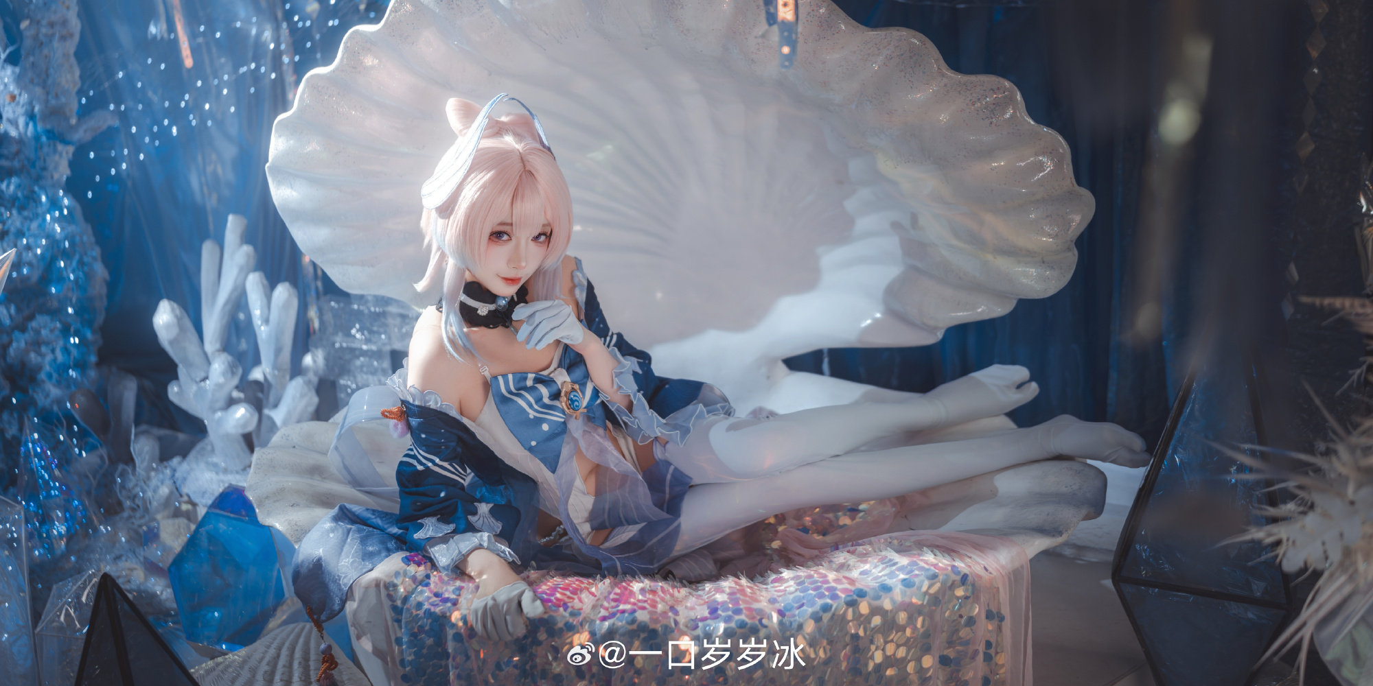 cosplay 千涛触月，沧海之约 原神 珊瑚宫心海@一口岁岁冰 COSPLAY-第18张