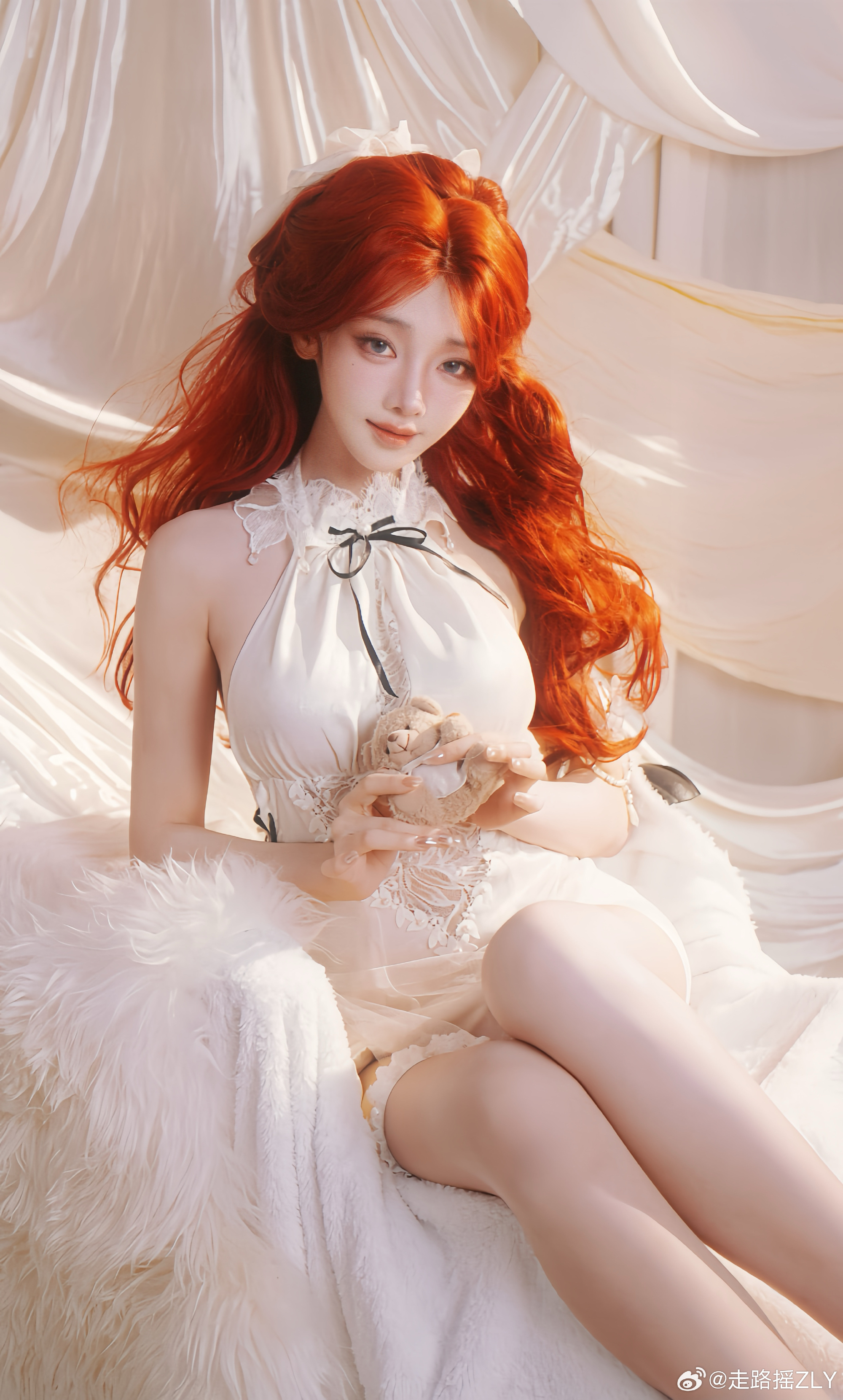 cosplay 不叫醒你，怎么让你知道其实不是梦？永劫无间 席拉@走路摇ZLY COSPLAY-第6张