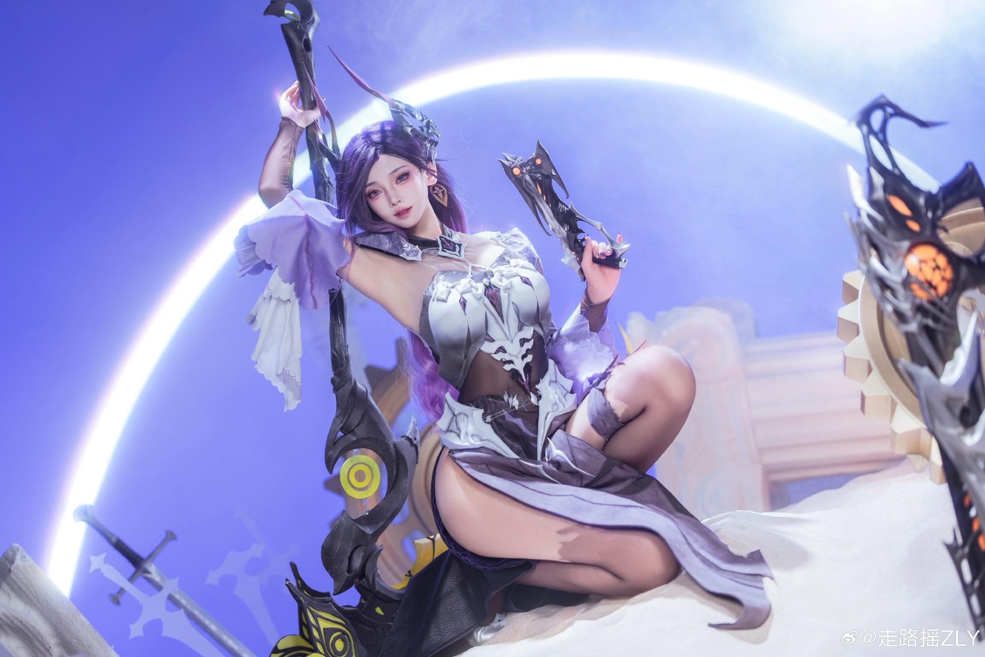 图片[2]-cosplay 姐姐还有多少武器是我不知道的？ 二重螺旋 旋西比尔@走路摇ZLY-米哈社