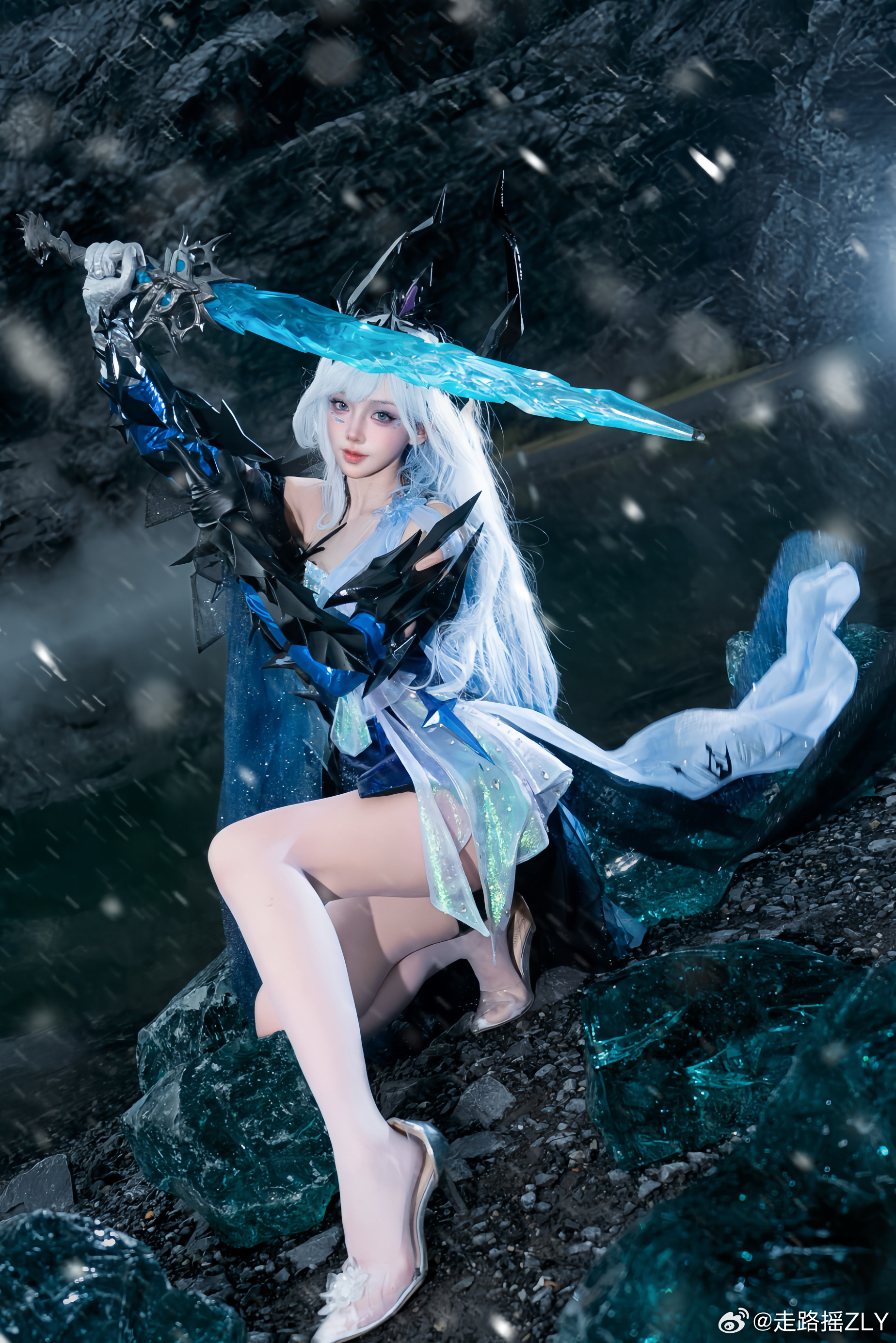 cosplay 阴神之眼，冻住你了！永劫无间 顾清寒@走路摇ZLY COSPLAY-第9张