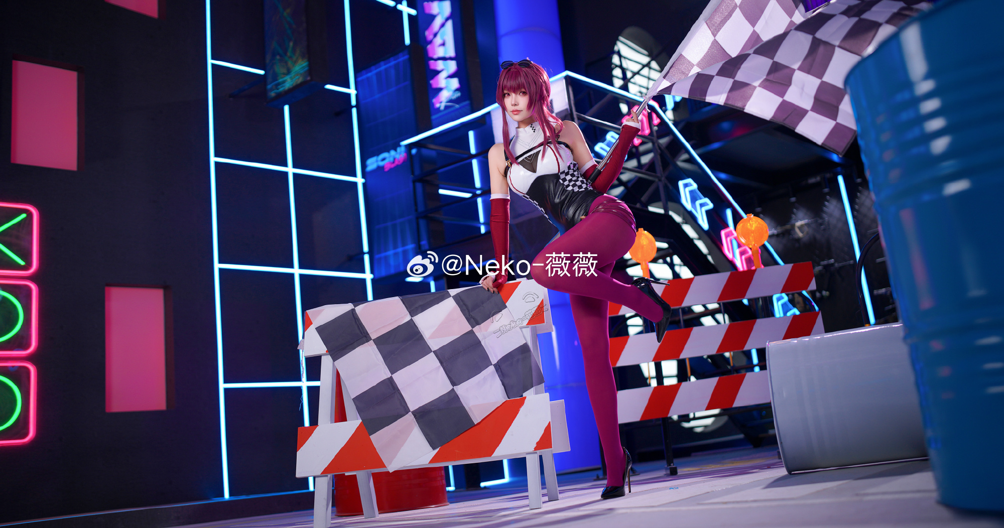 星穹铁道卡芙卡赛车娘@Neko_薇薇 -美女图片-第4张