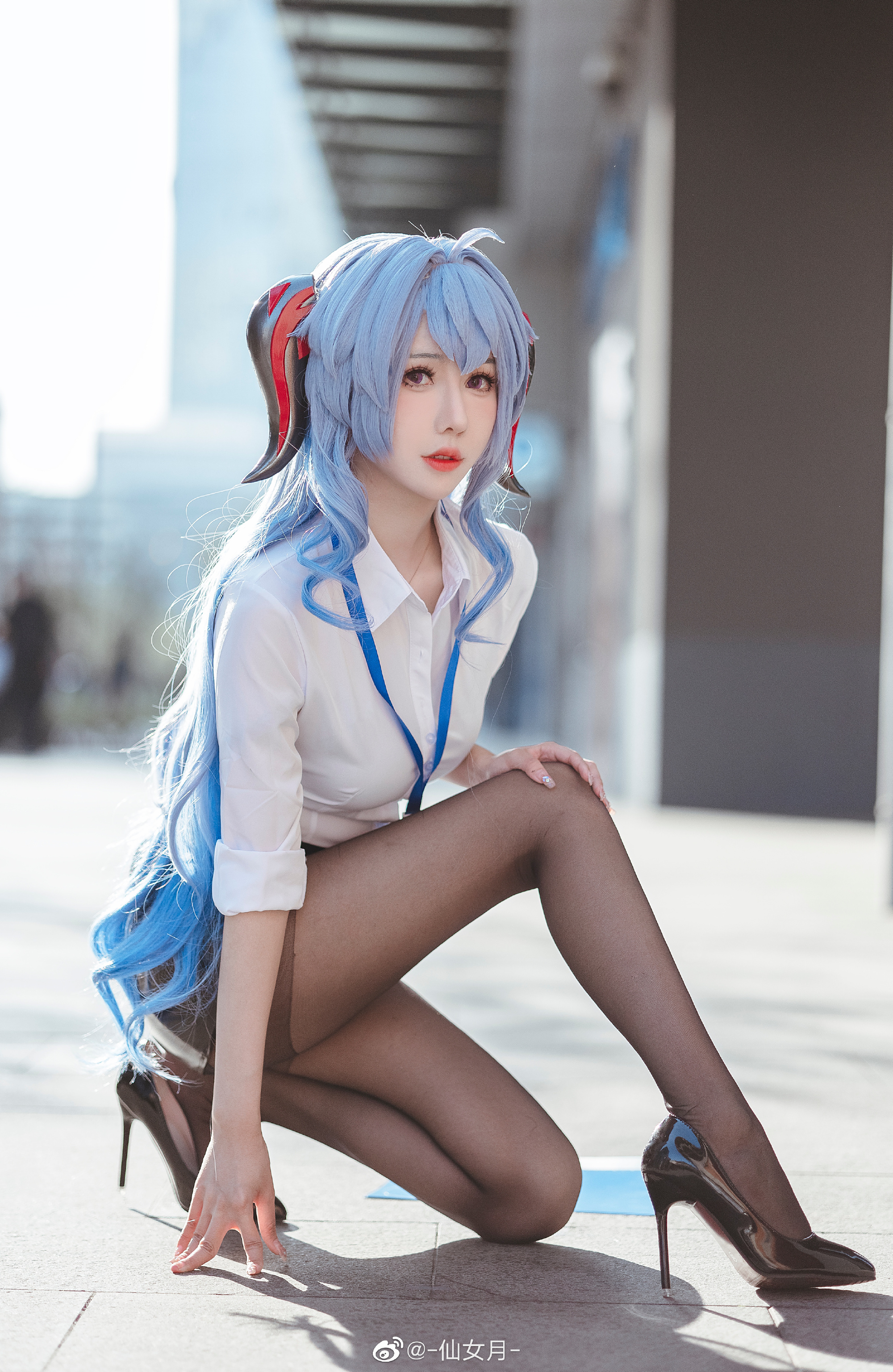 cosplay 原神 甘雨秘书喊你加班 @-仙女月-