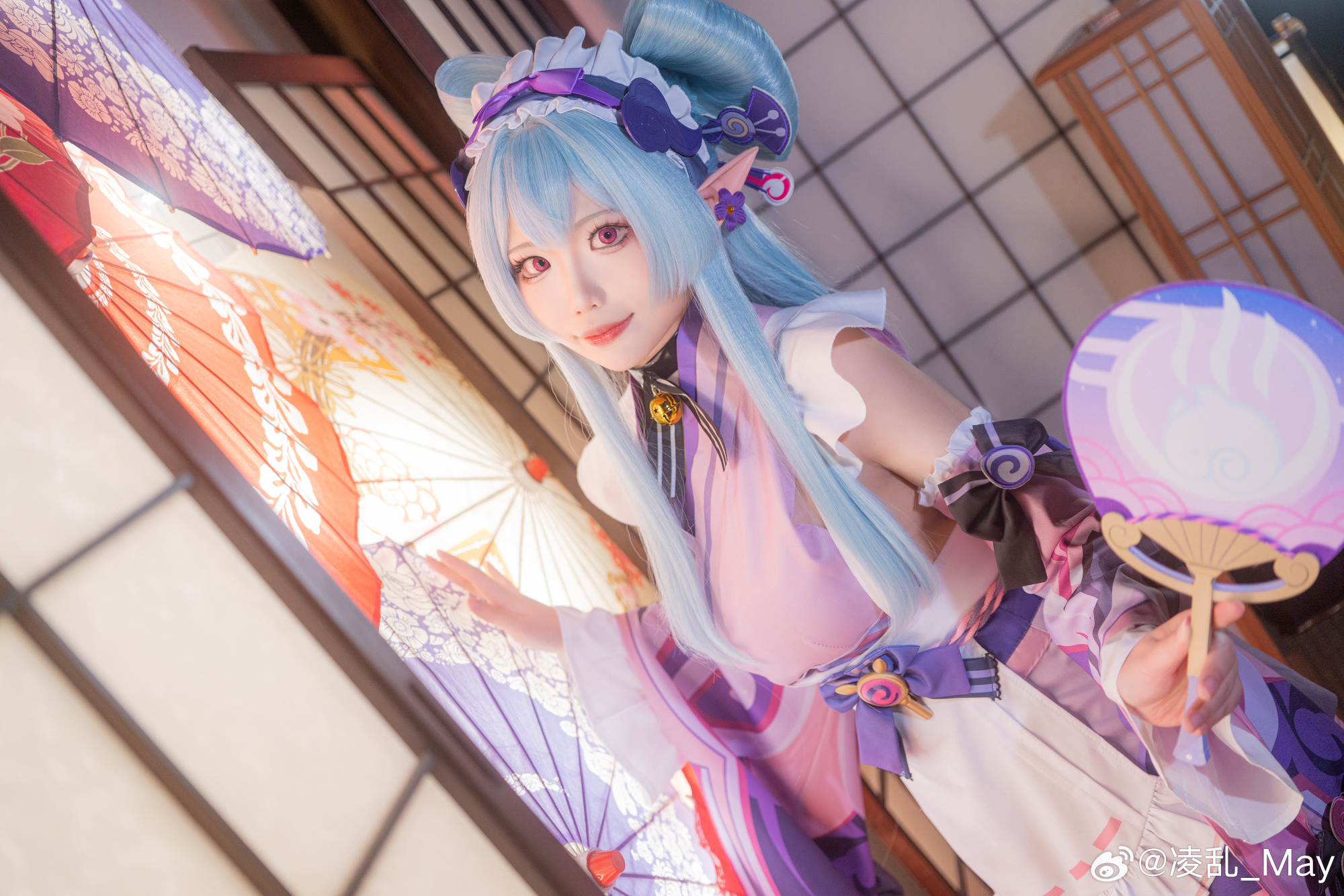 cosplay 无论白天黑夜，在每个敞开心扉的梦境，与你相会～ 原神 梦见月瑞希@凌乱_May COSPLAY-第3张
