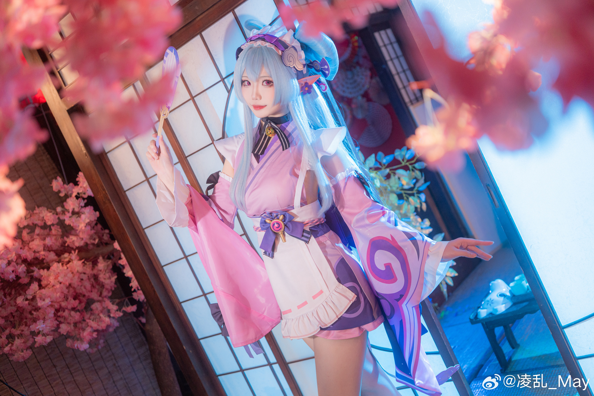 cosplay 无论白天黑夜，在每个敞开心扉的梦境，与你相会～ 原神 梦见月瑞希@凌乱_May COSPLAY-第6张