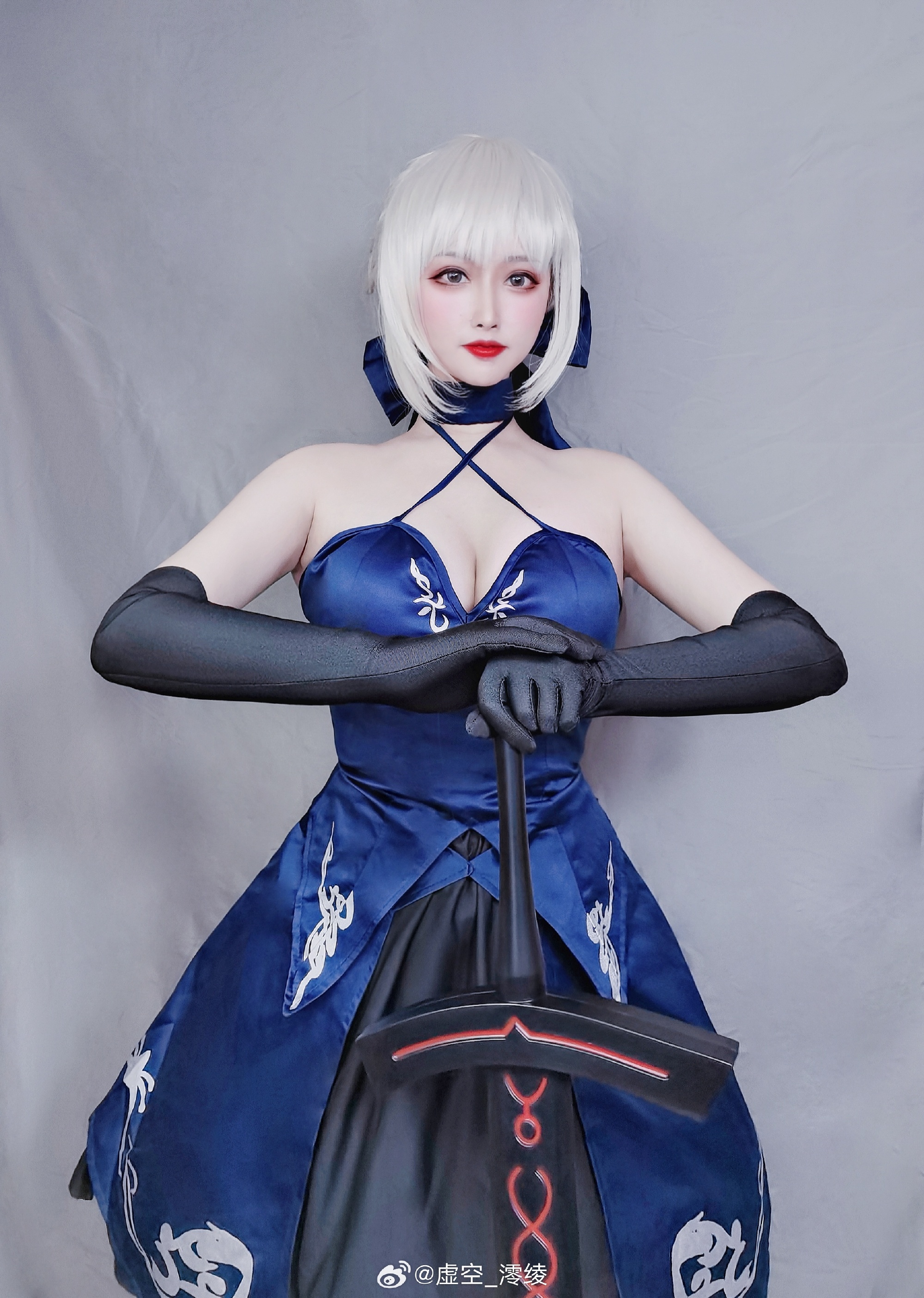 cosplay Fate/grandorder 黑saber@虚空_澪绫 COSPLAY-第4张